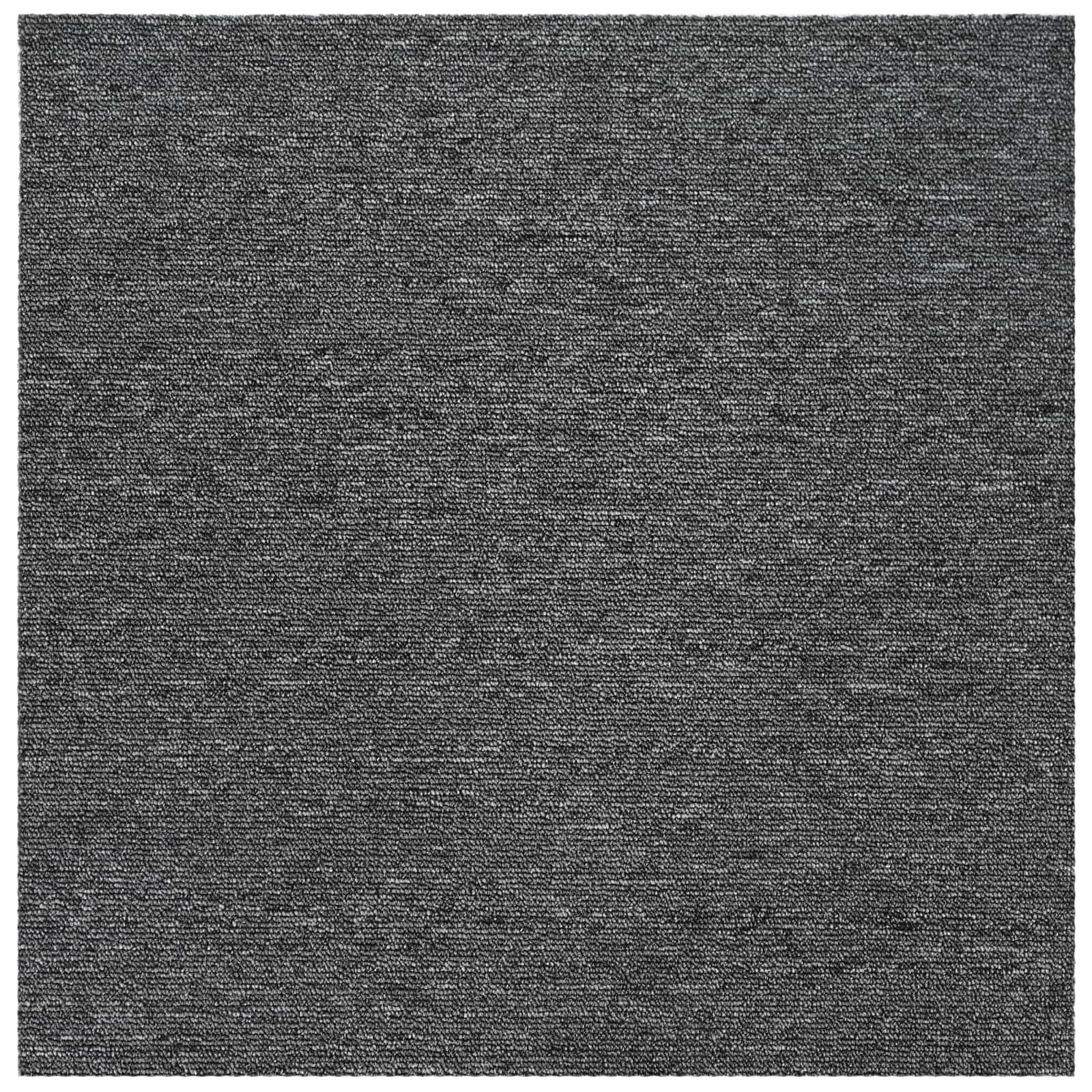 Tepih pločica Srednja Siva 50 x 50 cm 20 pcs PP i bitumen