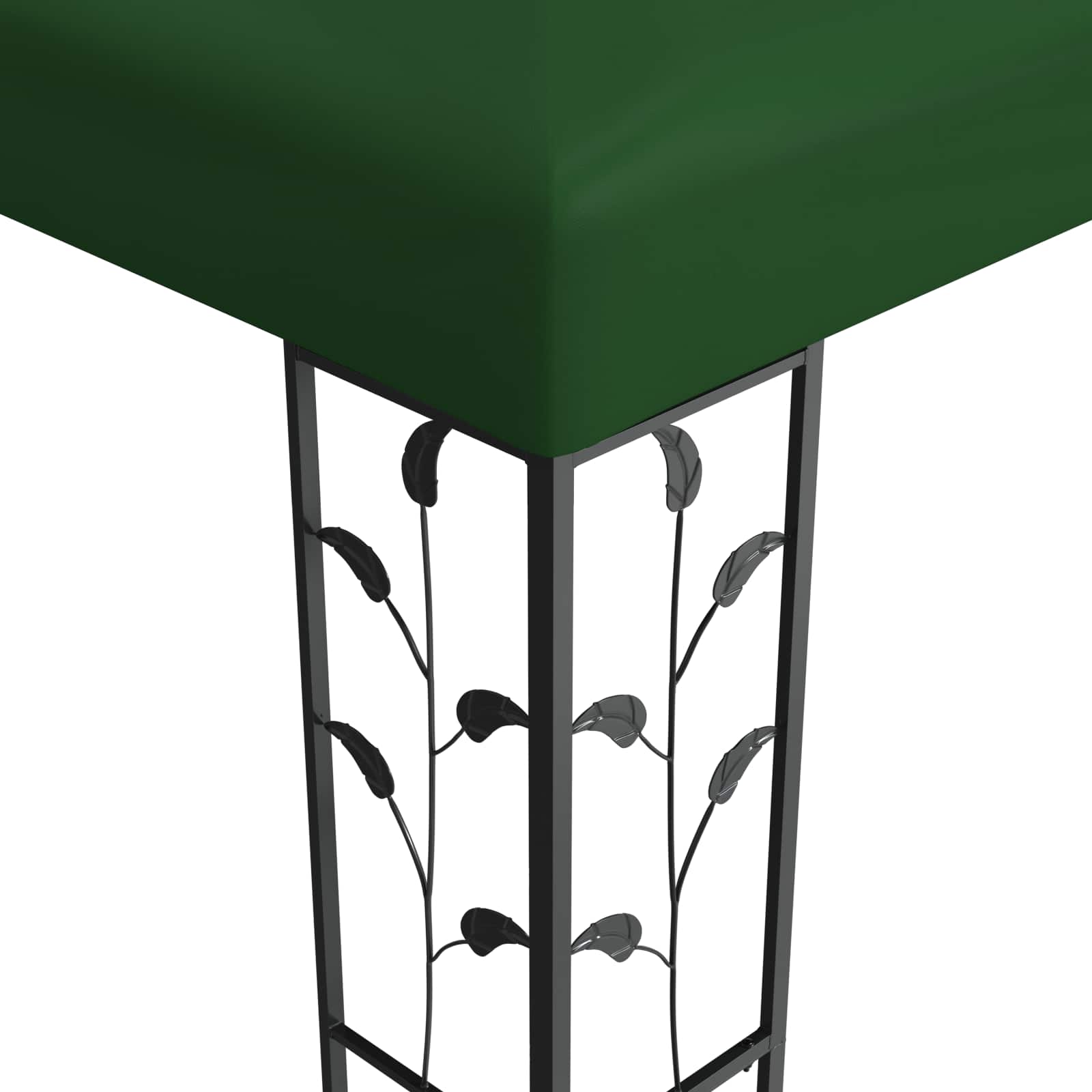 Gazebo 3 x 3 x 2,68 m Zelena Poliester i čelik
