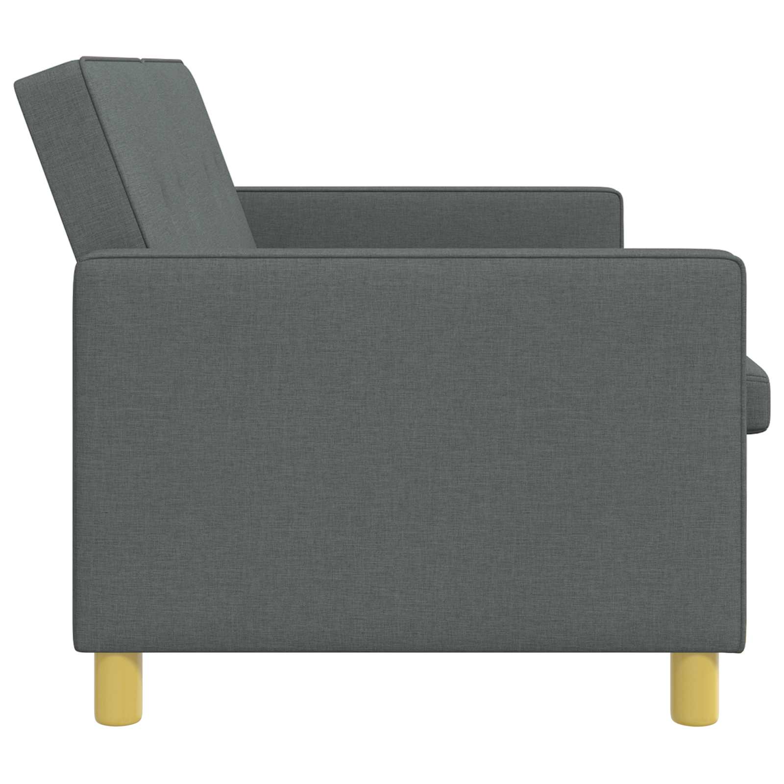 Krevet-sofa na razvlačenje Tamnosiva Tkanina