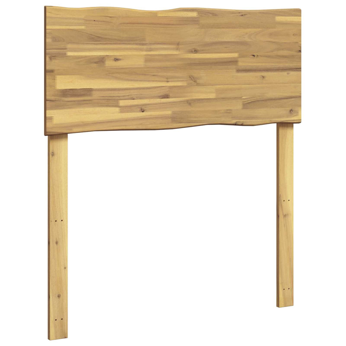 Uzglavlje s prirodnim rubom ROSTOCK Bjeljenje 90 cm