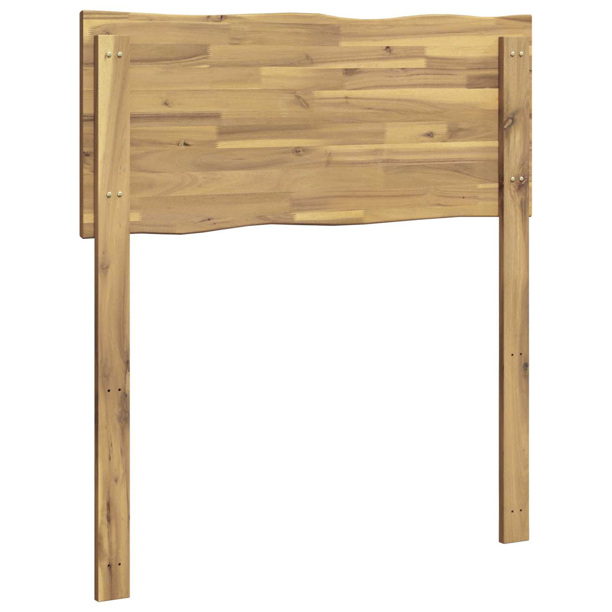 Uzglavlje s prirodnim rubom ROSTOCK Bijela 75 cm