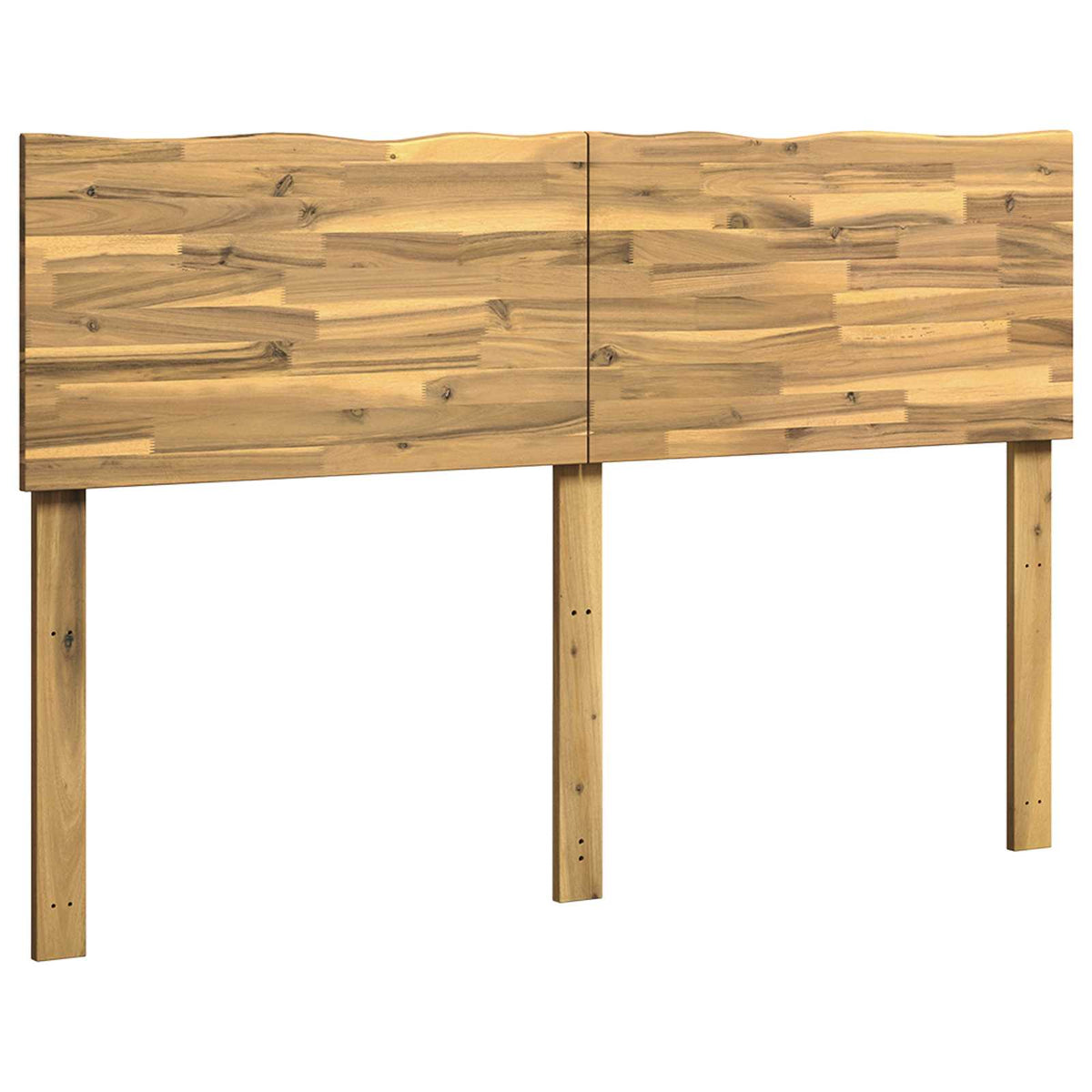 Uzglavlje s prirodnim rubom ROSTOCK Bijela 120 cm