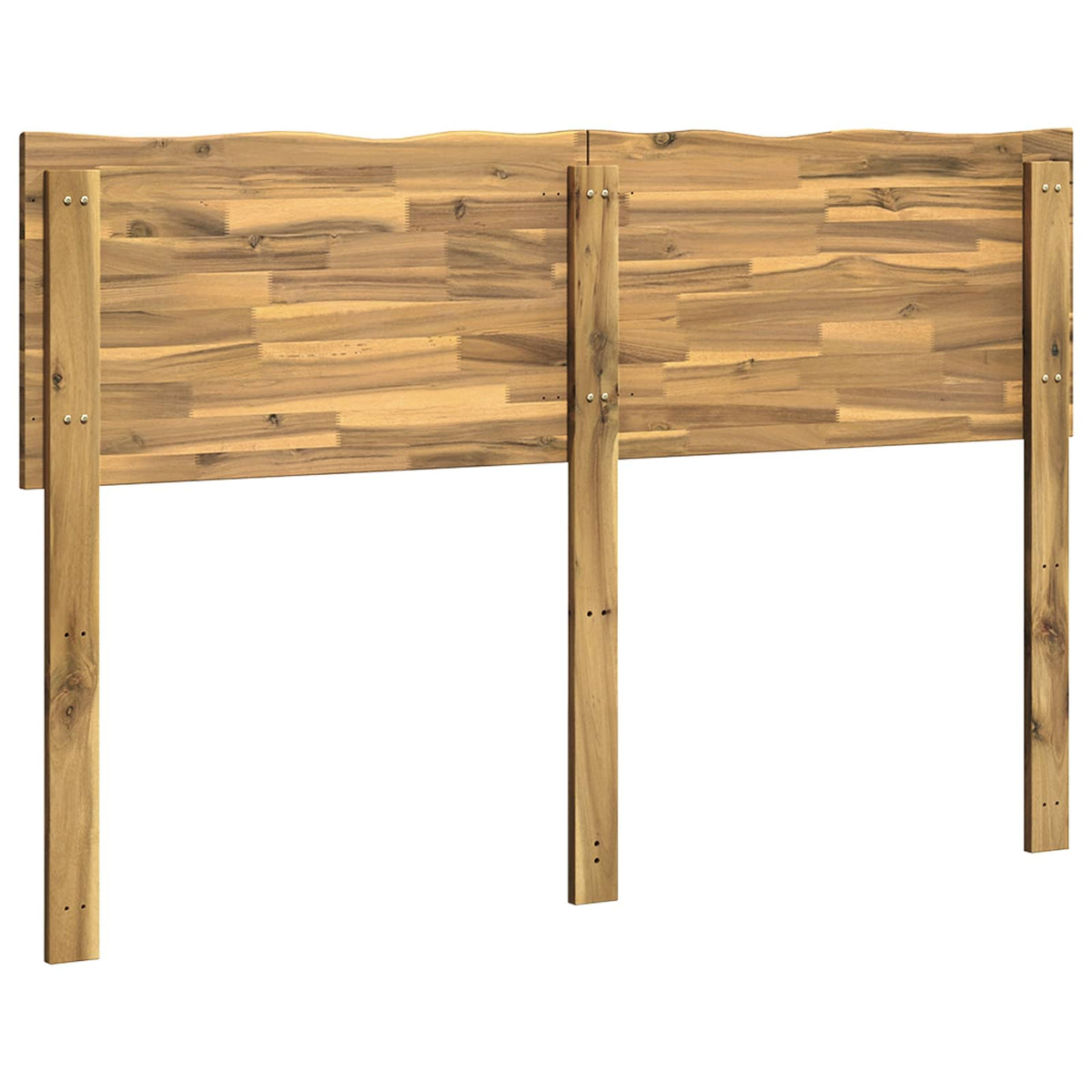 Uzglavlje s prirodnim rubom ROSTOCK Bijela 120 cm