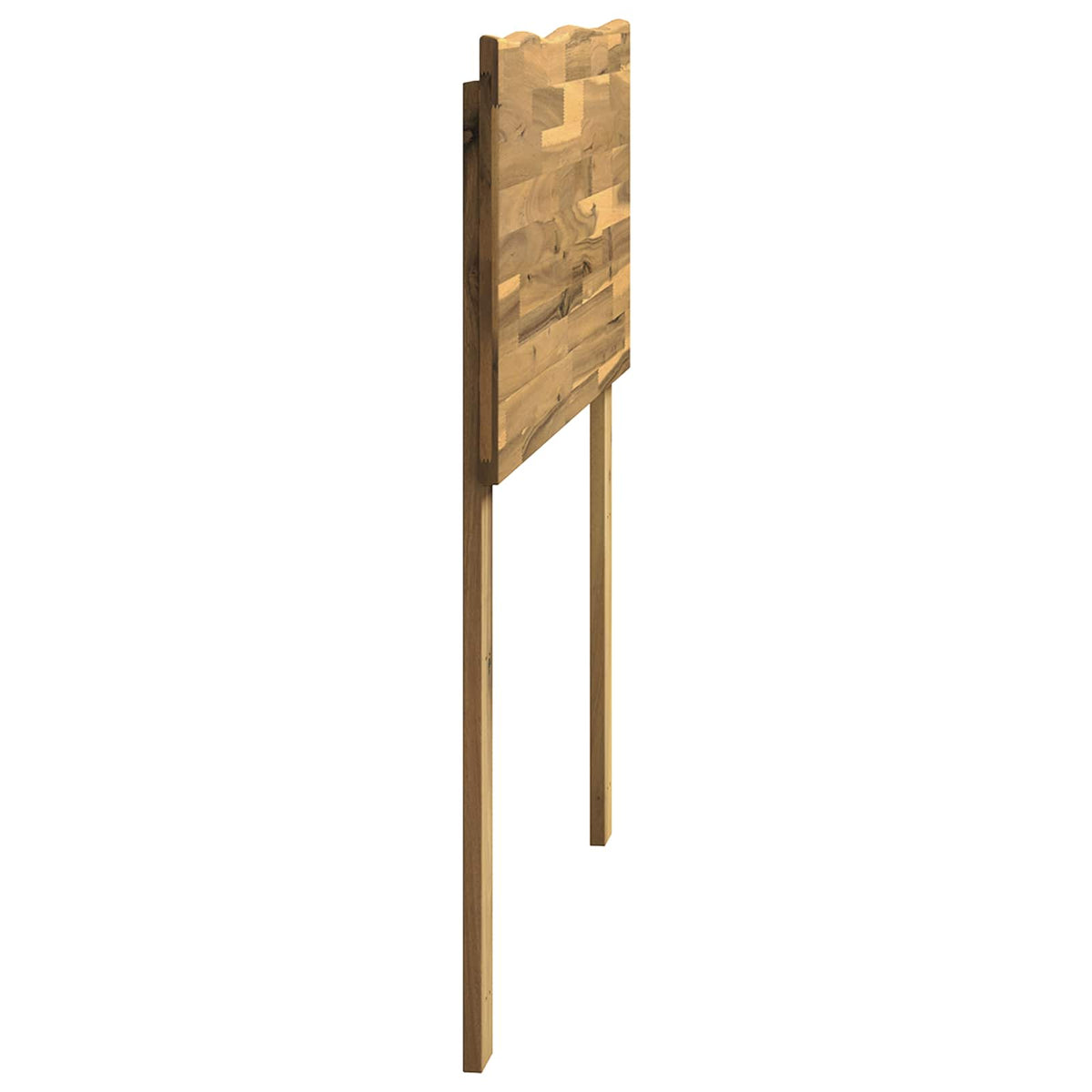 Uzglavlje s prirodnim rubom ROSTOCK Bijela 90 cm