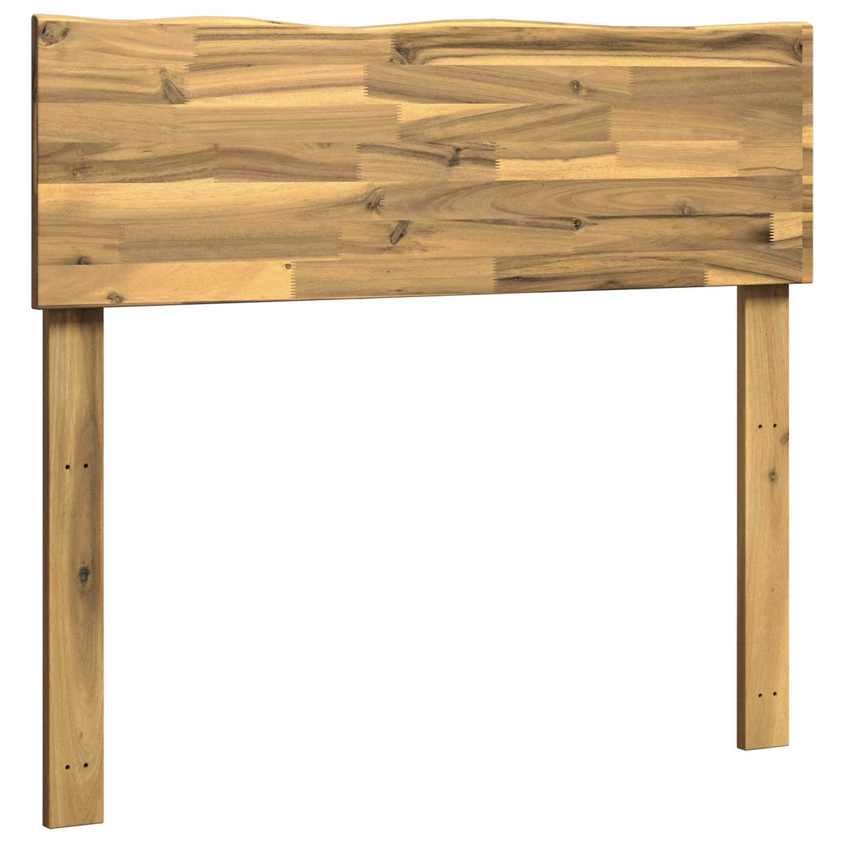 Uzglavlje s prirodnim rubom ROSTOCK Bijela 75 cm