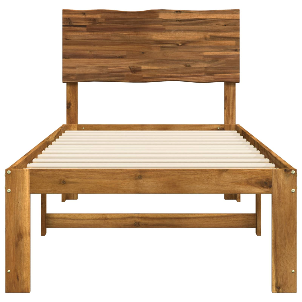 Krevet s uzglavljem ROSTOCK Prirodna 100 x 200 cm