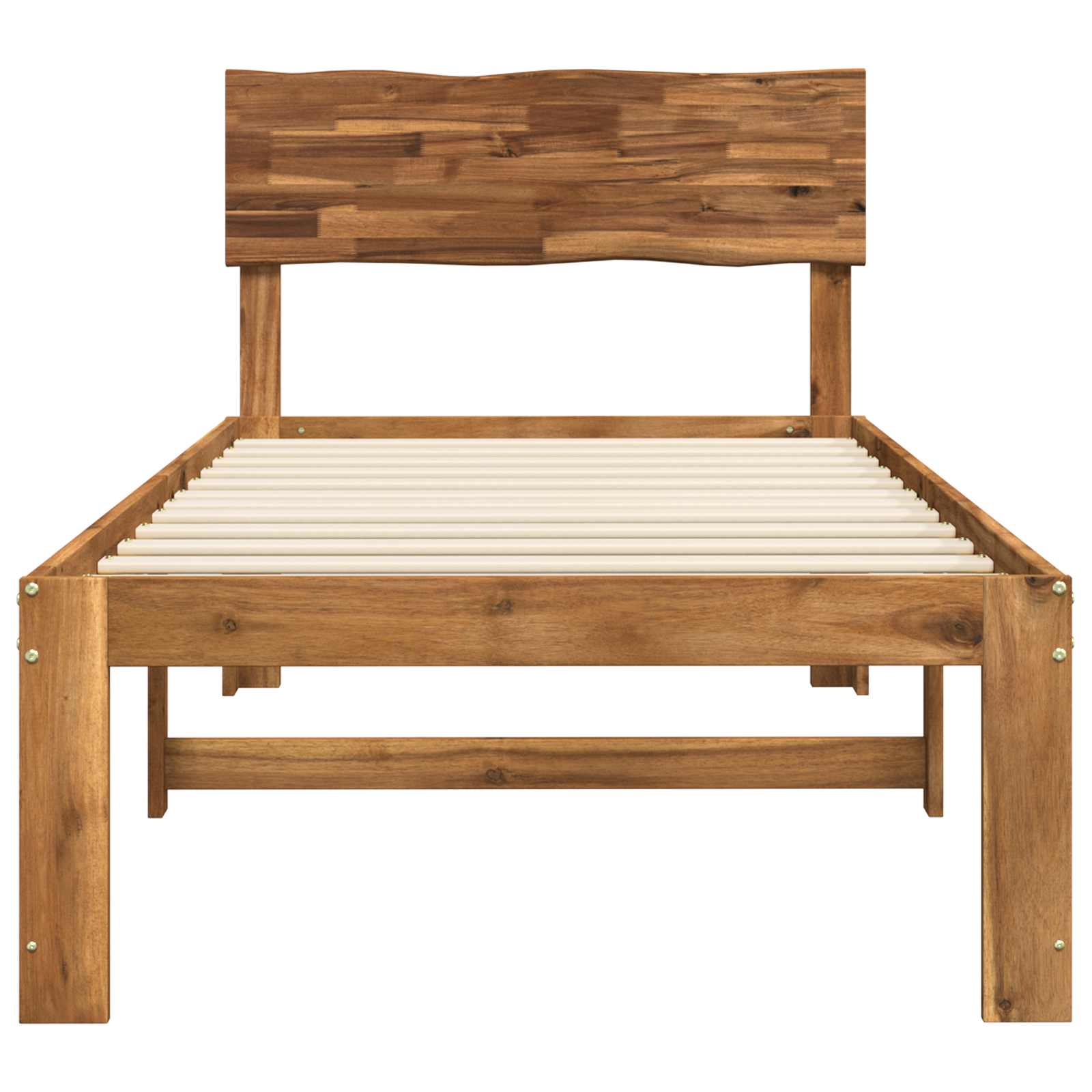 Krevet s uzglavljem ROSTOCK Prirodna 100 x 200 cm