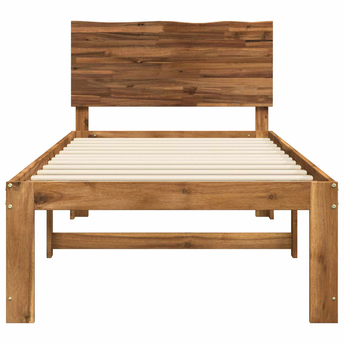 Krevet s uzglavljem ROSTOCK Prirodna 90 x 200 cm