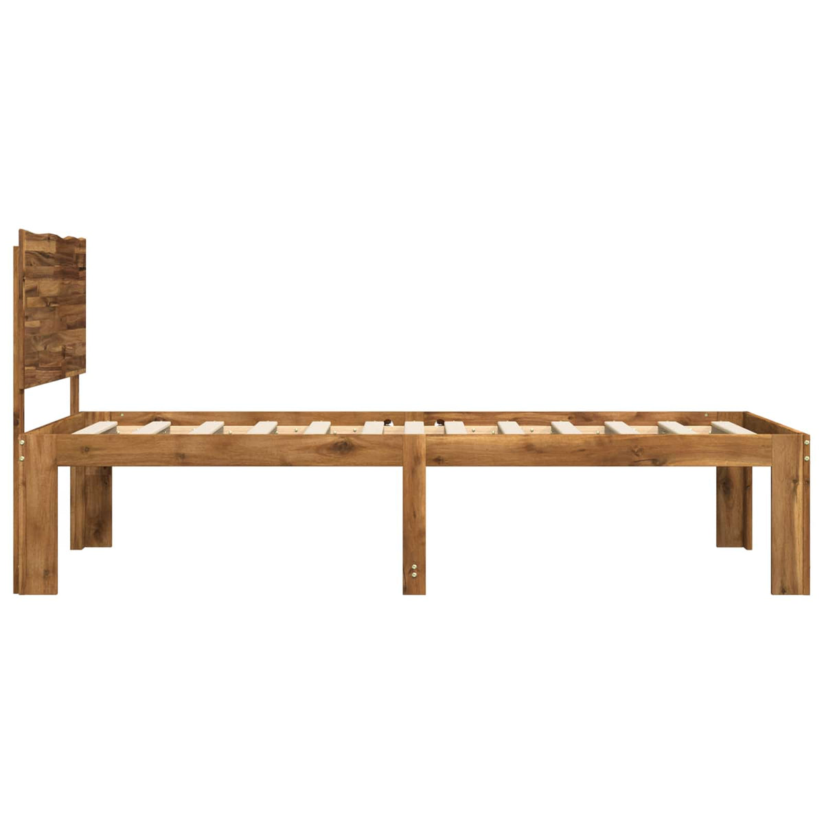 Krevet s uzglavljem ROSTOCK Prirodna 90 x 200 cm