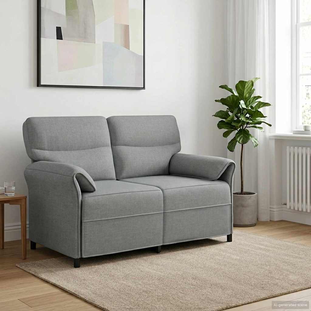 Sofa 100% poliester, metalna konstrukcija, MDF, Šperploča