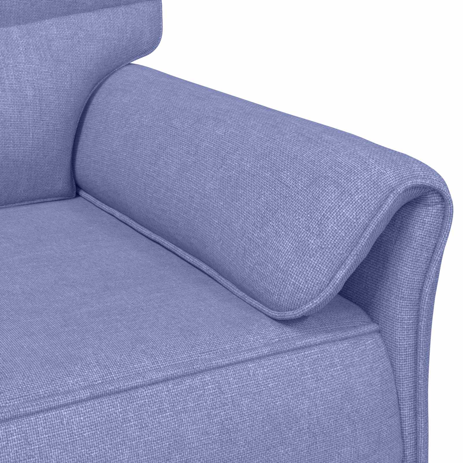 Sofa 100% poliester, metalna konstrukcija, MDF, Šperploča