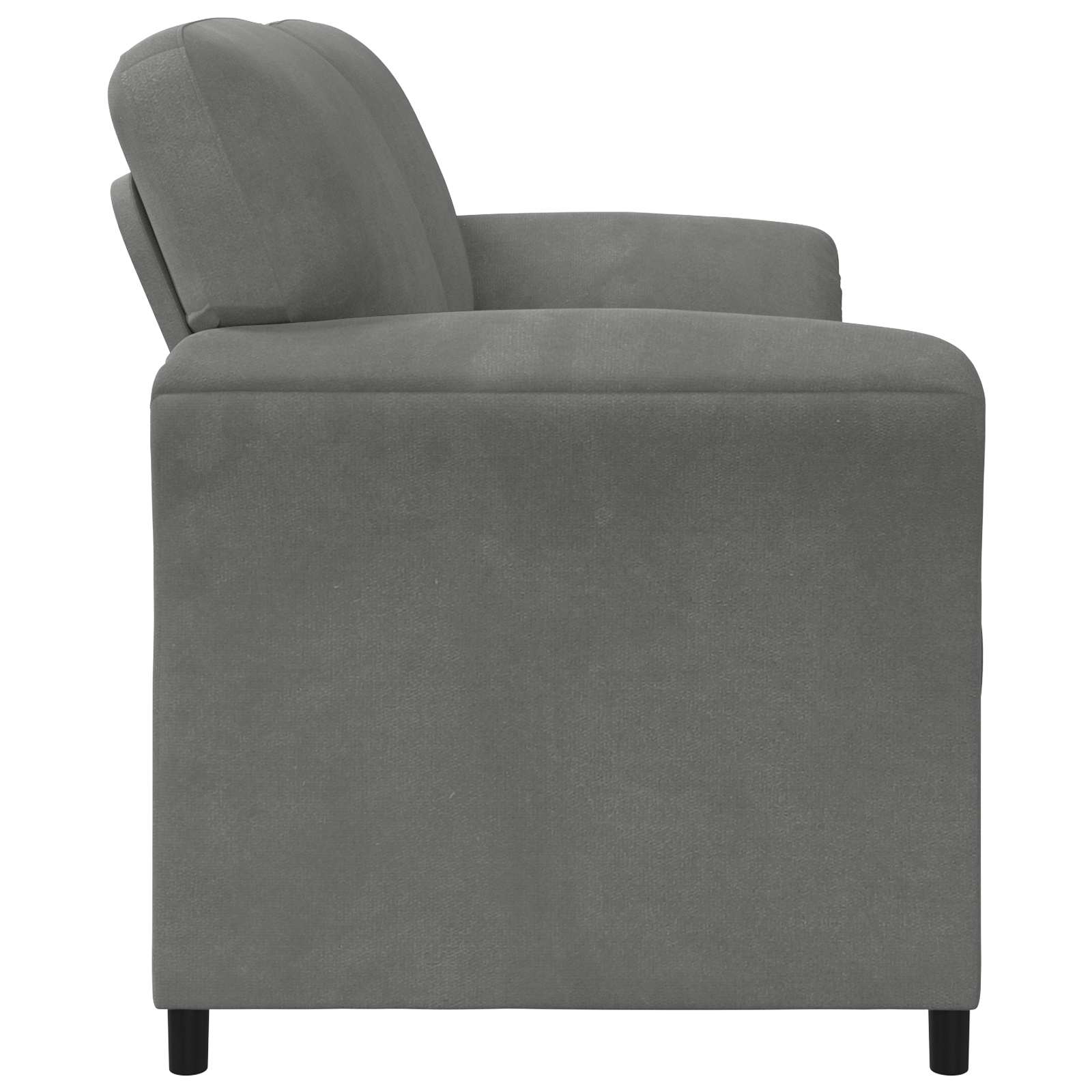 Sofa za dvije osobe Tamnosiva 138 x 83 x 95 cm Baršun