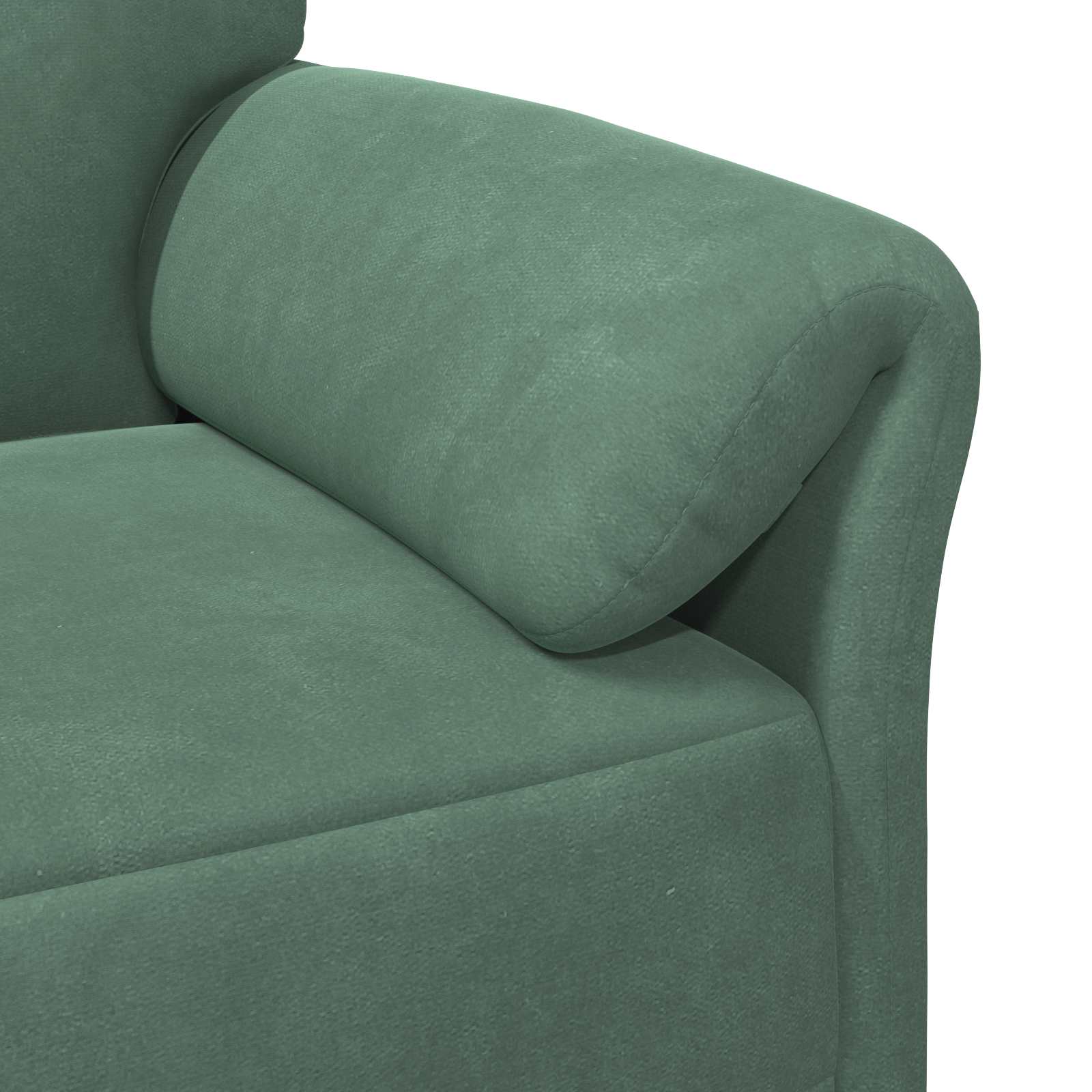 Sofa za dvije osobe Morska zelena 138 x 83 x 95 cm Baršun