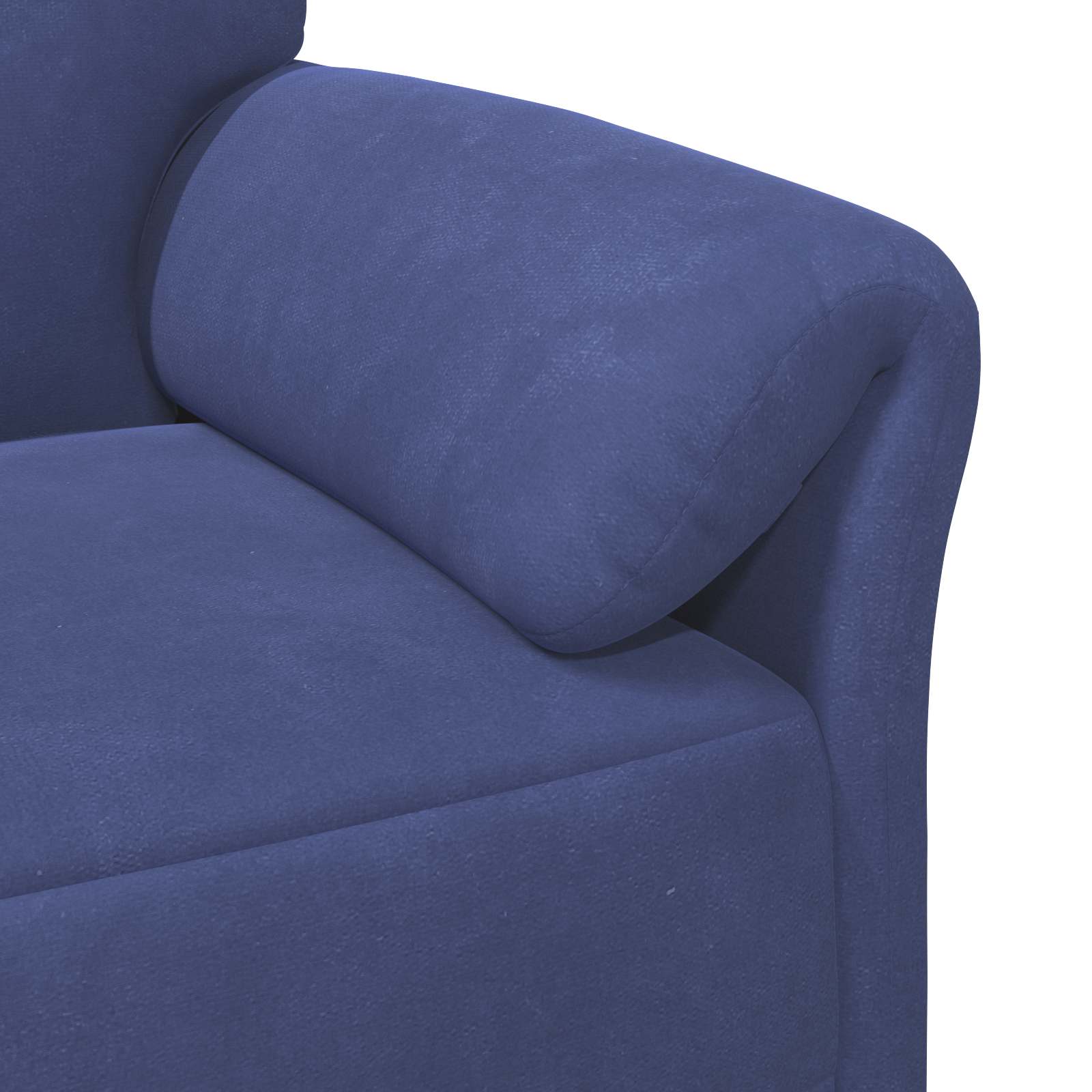 Sofa za dvije osobe Policijska plava 138 x 83 x 95 cm Baršun