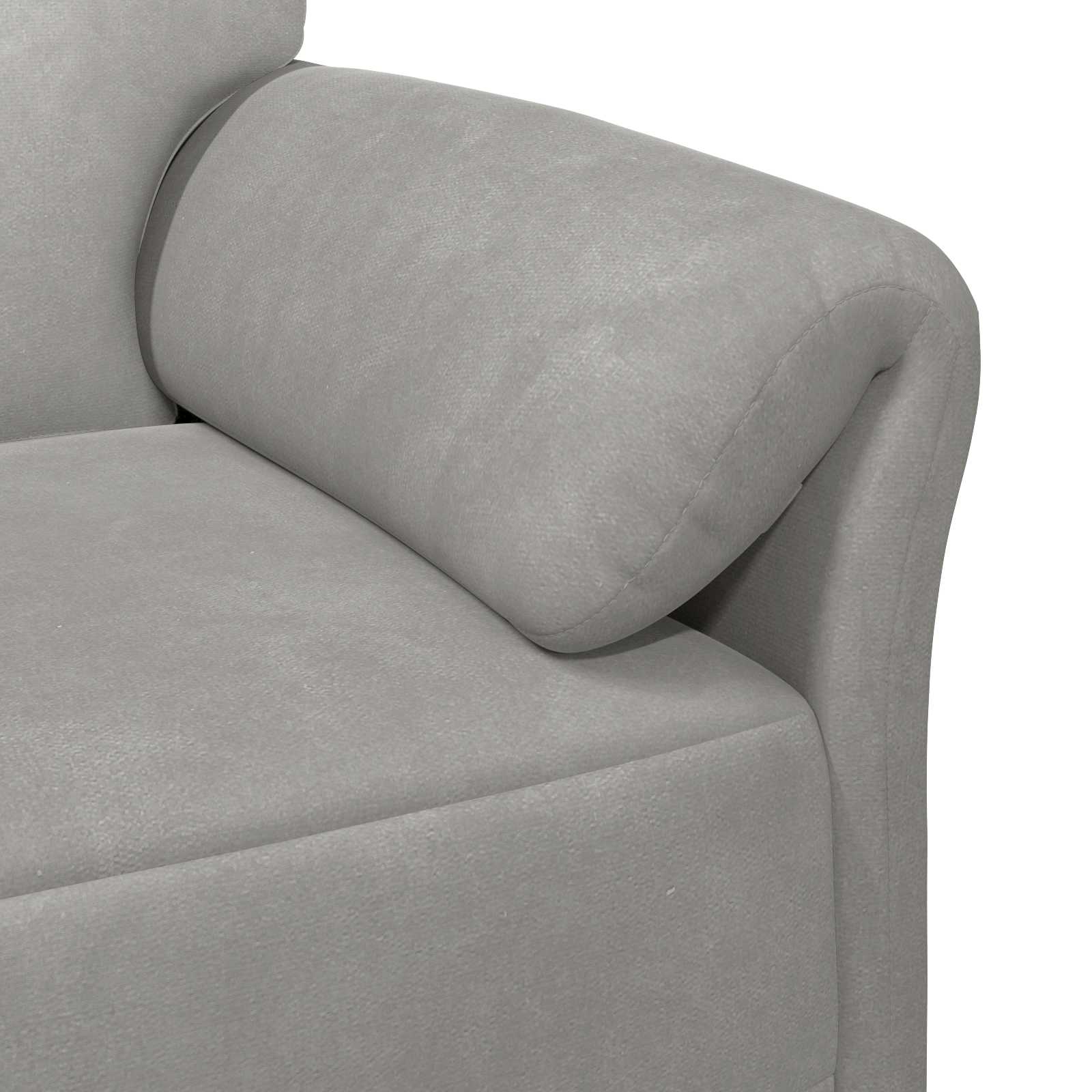 Sofa za dvije osobe Svjetlosiva 158 x 83 x 95 cm Baršun