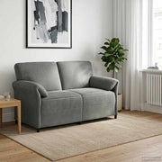 Sofa za dvije osobe Tamnosiva 158 x 83 x 95 cm Baršun