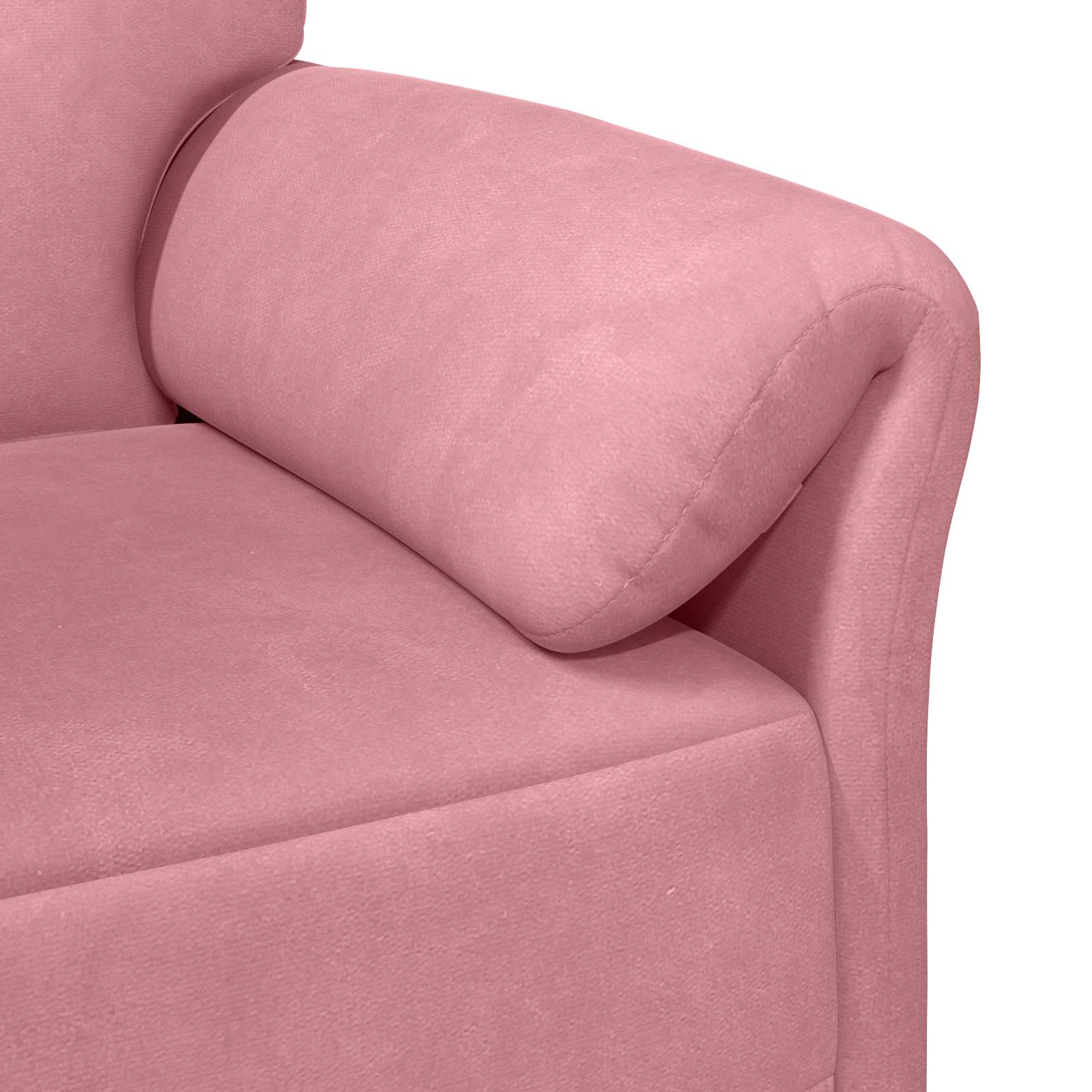 Sofa za dvije osobe Ružičasta 158 x 83 x 95 cm Baršun