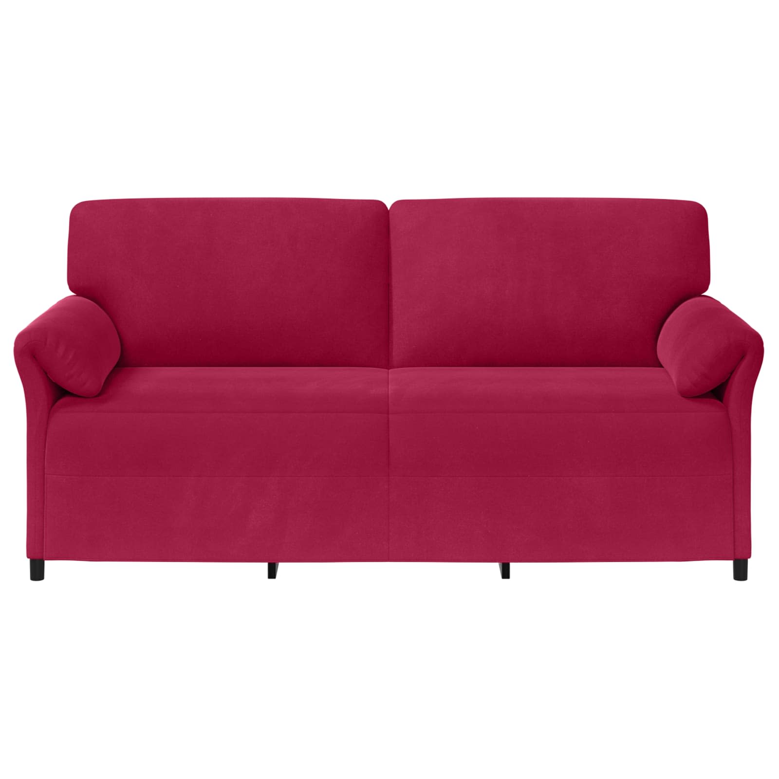 Sofa za 3 osobe Vinska crvena 198 x 83 x 95 cm Baršun