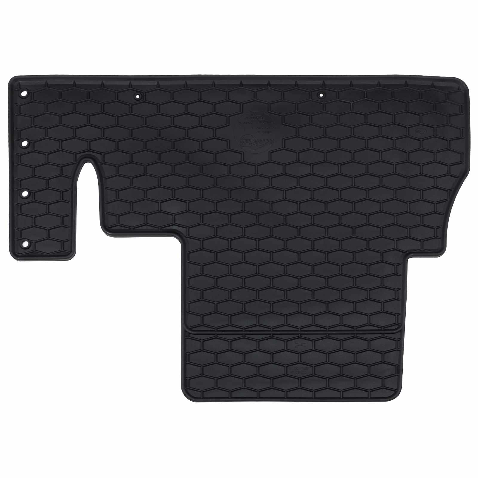 Auto tepih 4 pcs Crna Guma