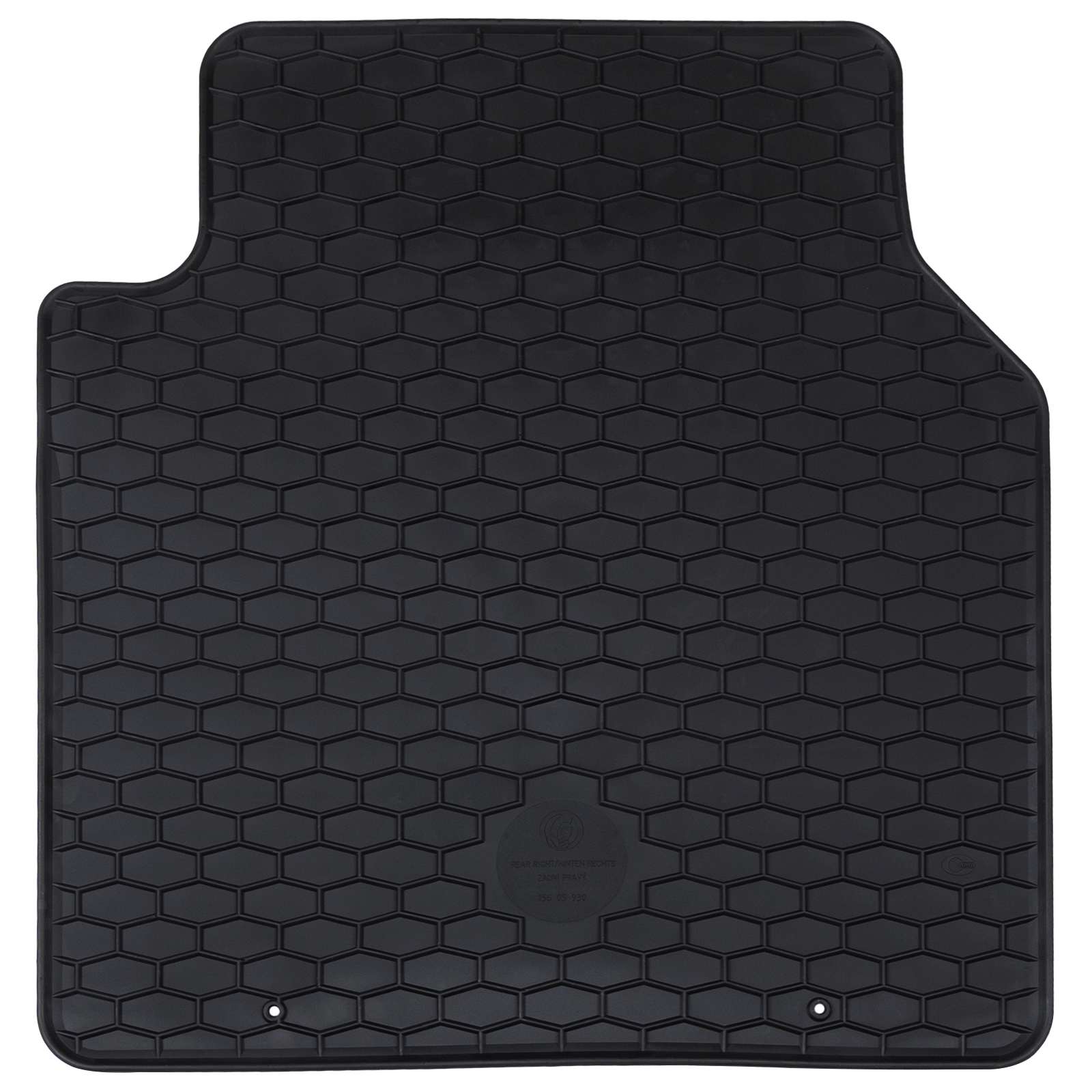 Auto tepih 4 pcs Crna prikladno za VW ID.7 2023- Guma