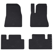 Auto tepih 4 pcs Crna prikladno za Tesla MODEL 3 2017- 4D Aft