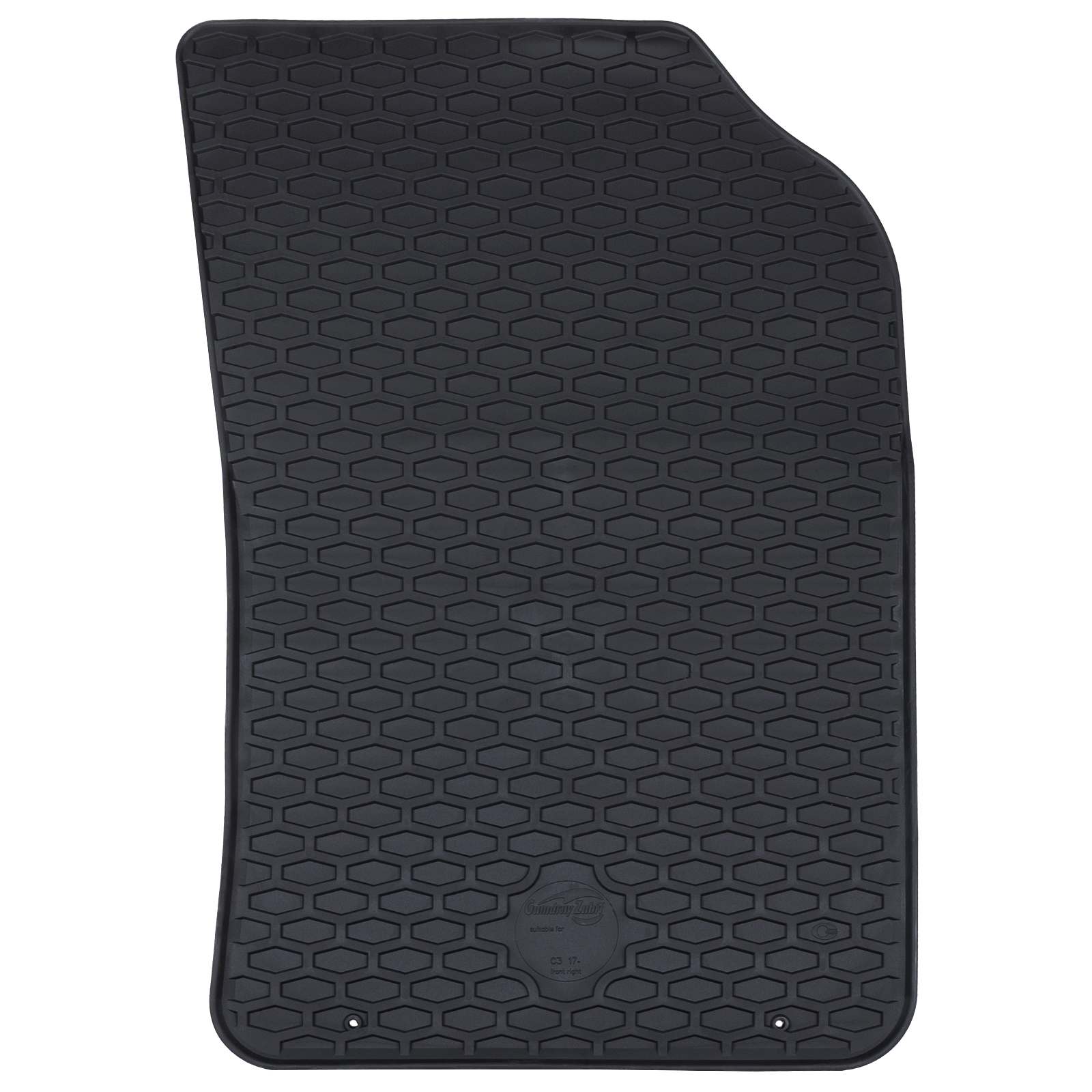 Auto tepih 4 pcs Crna prikladno za C3 2017-2024 Guma