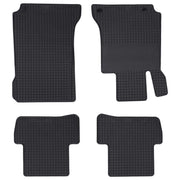 Auto tepih 4 pcs Crna prikladno za C-Class W205 2014- 4D Aft
