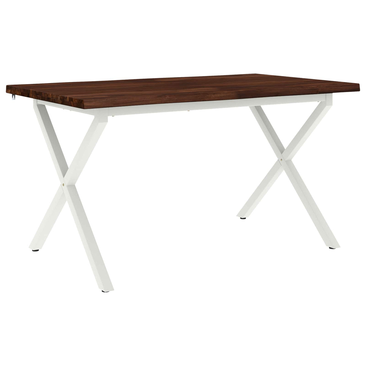 Stol za blagovanje s prirodnim rubom 140 x 80 x 75 cm
