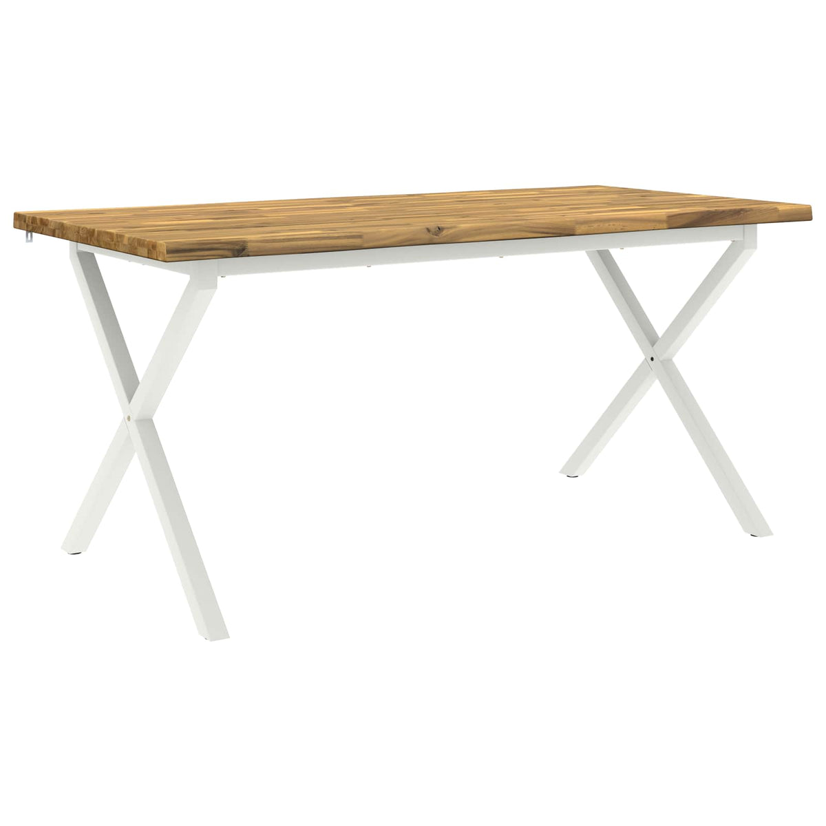 Stol za blagovanje s prirodnim rubom 140 x 90 x 75 cm