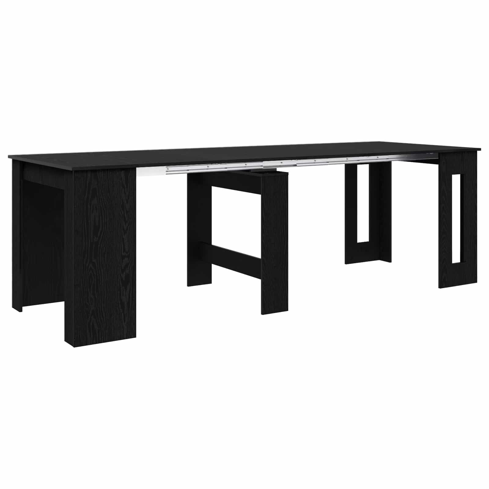 Blagovaonski stol 240 x 85 x 75 cm Konstruirano drvo Crni hrast
