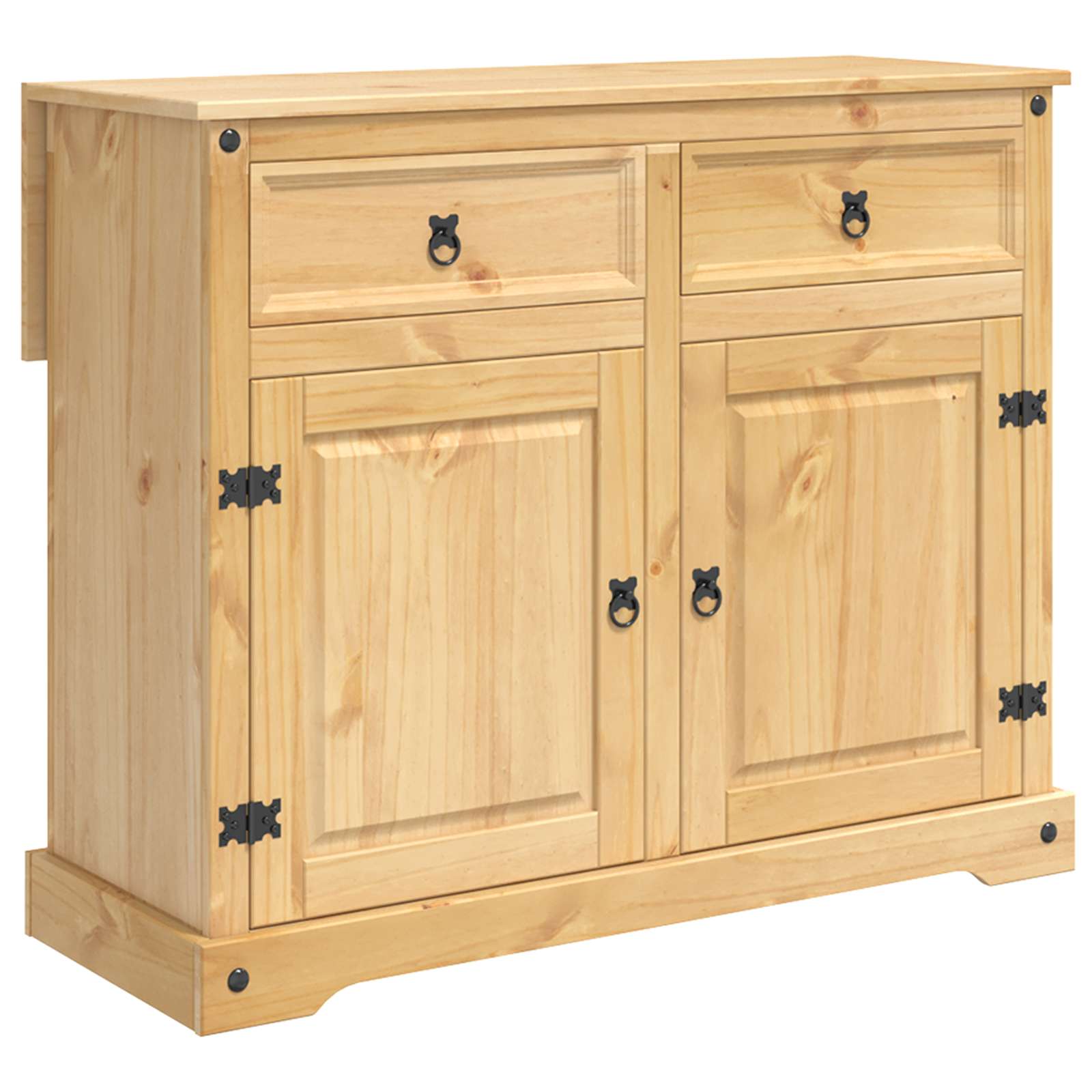Set kuhinjskog otoka Corona 3 pcs Medeni vosak Masivna borovina