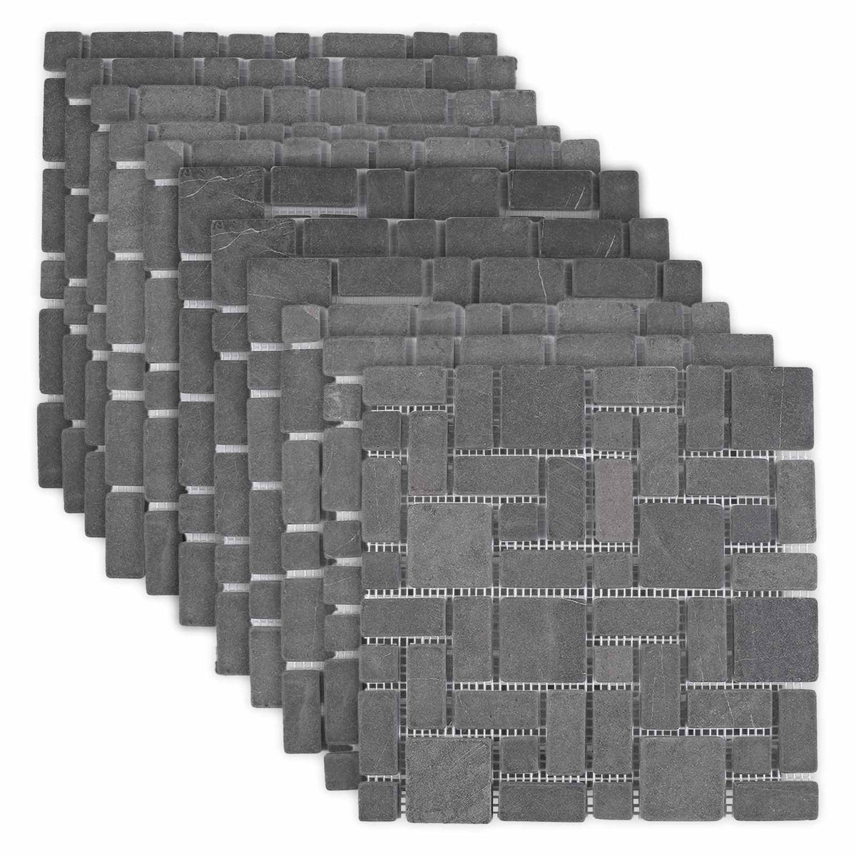Mozaik pločice Siva 30 x 30 cm Mramor