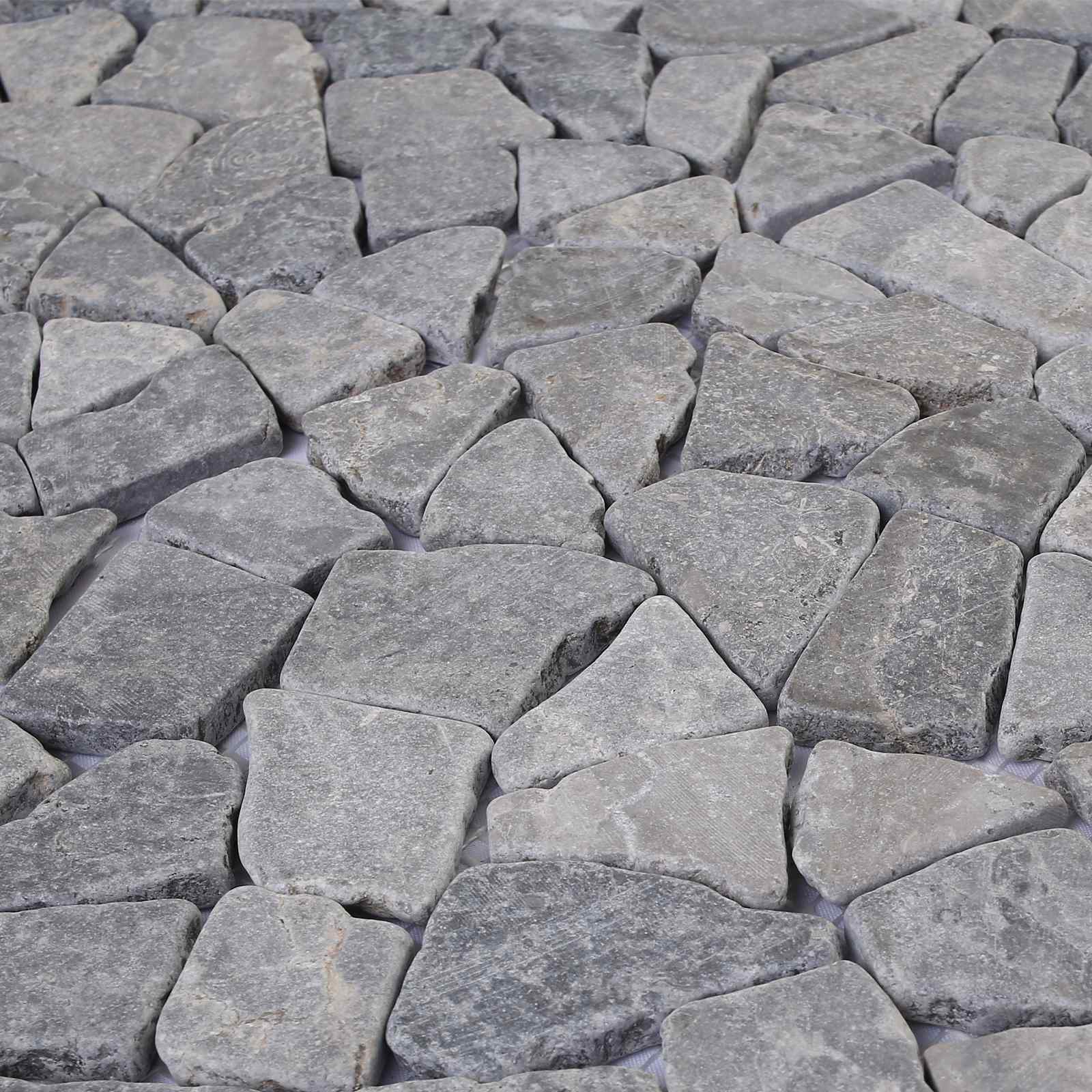 Mozaik pločice Svjetlosiva 30 x 30 cm Mramor