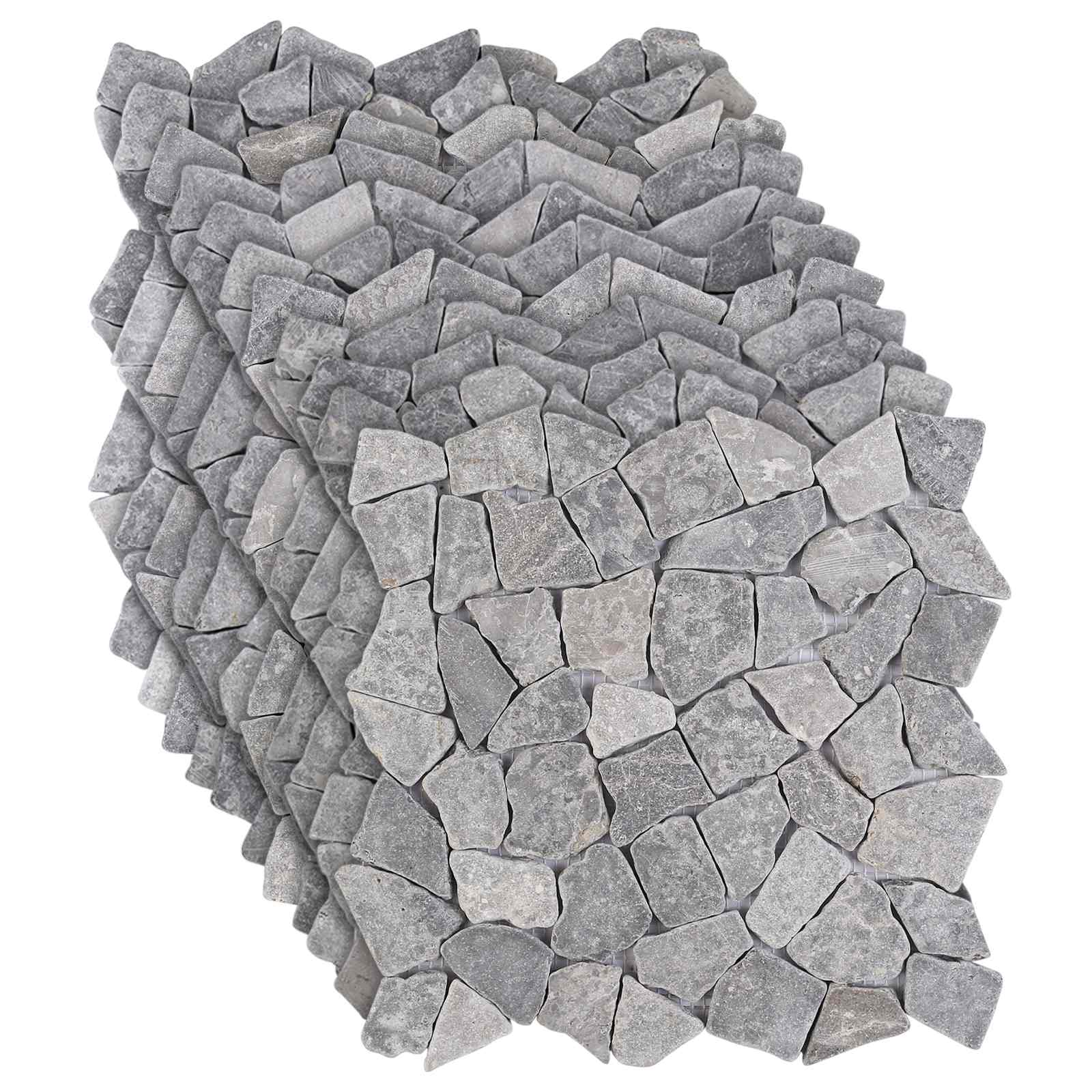 Mozaik pločice Svjetlosiva 30 x 30 cm Mramor
