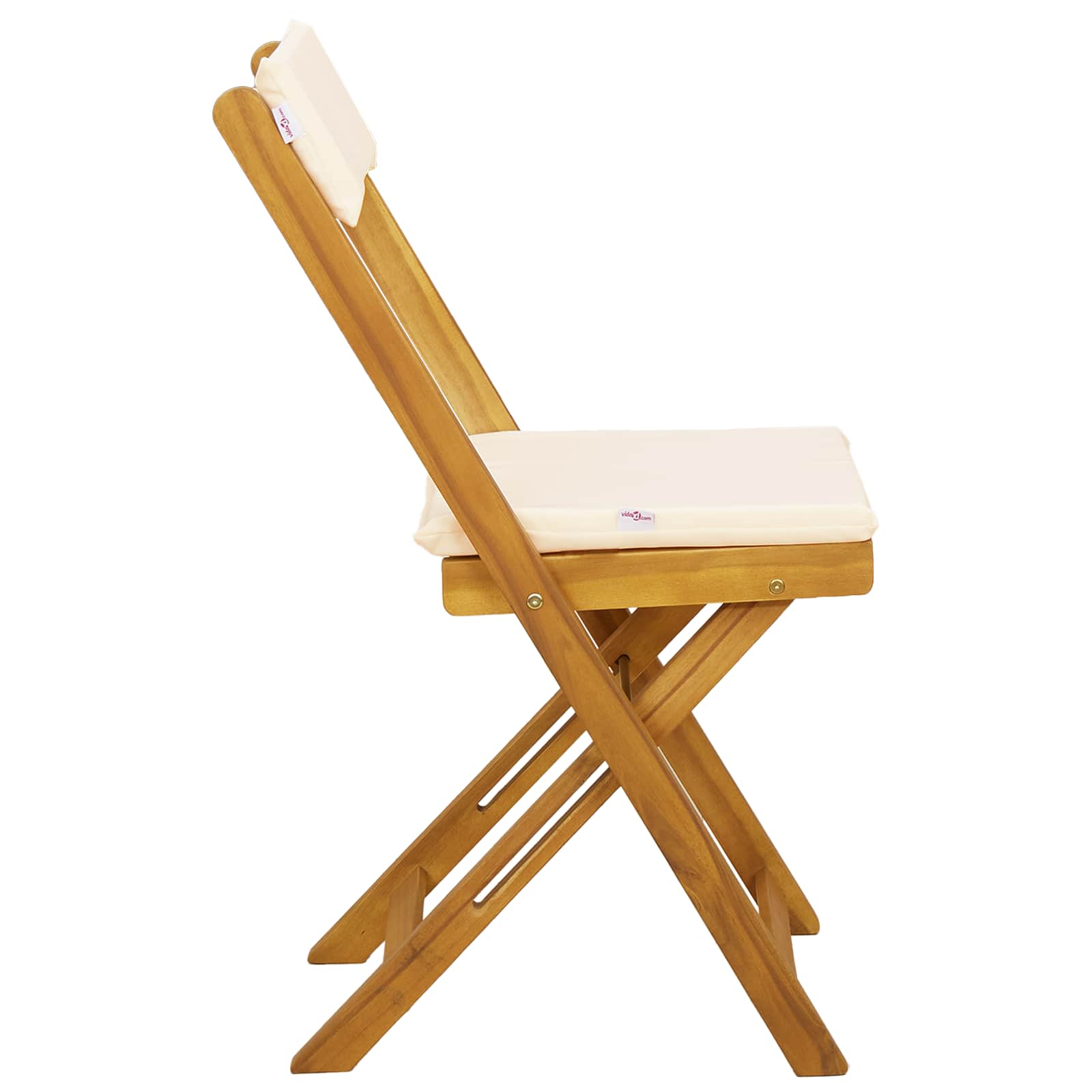 Vanjske bistro stolice 6 pcs Krem bijela 40 x 53 x 80 cm