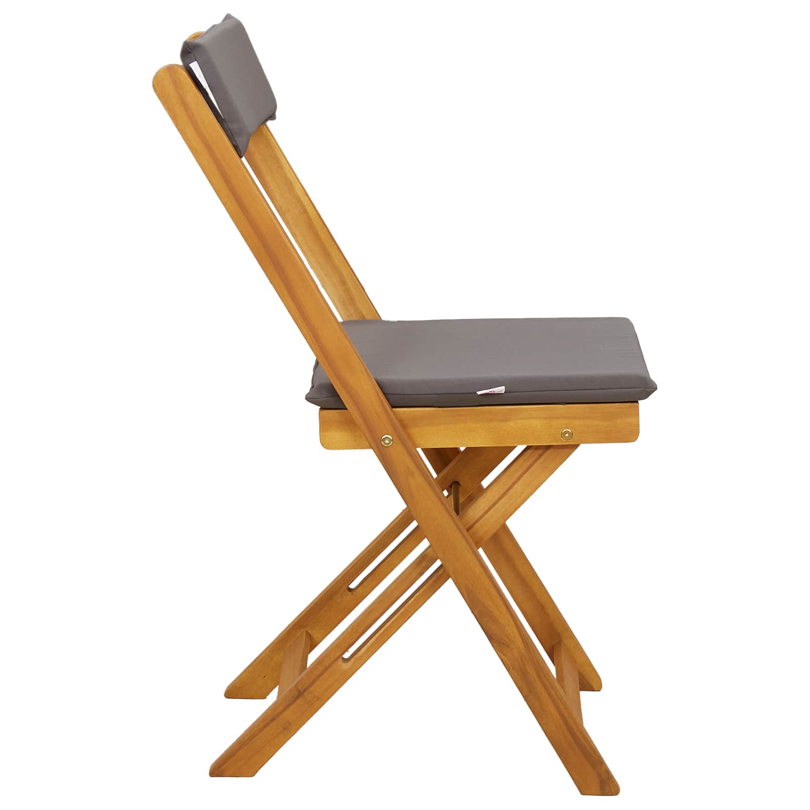 Vanjske bistro stolice 8 pcs Tamnosiva 40 x 53 x 80 cm
