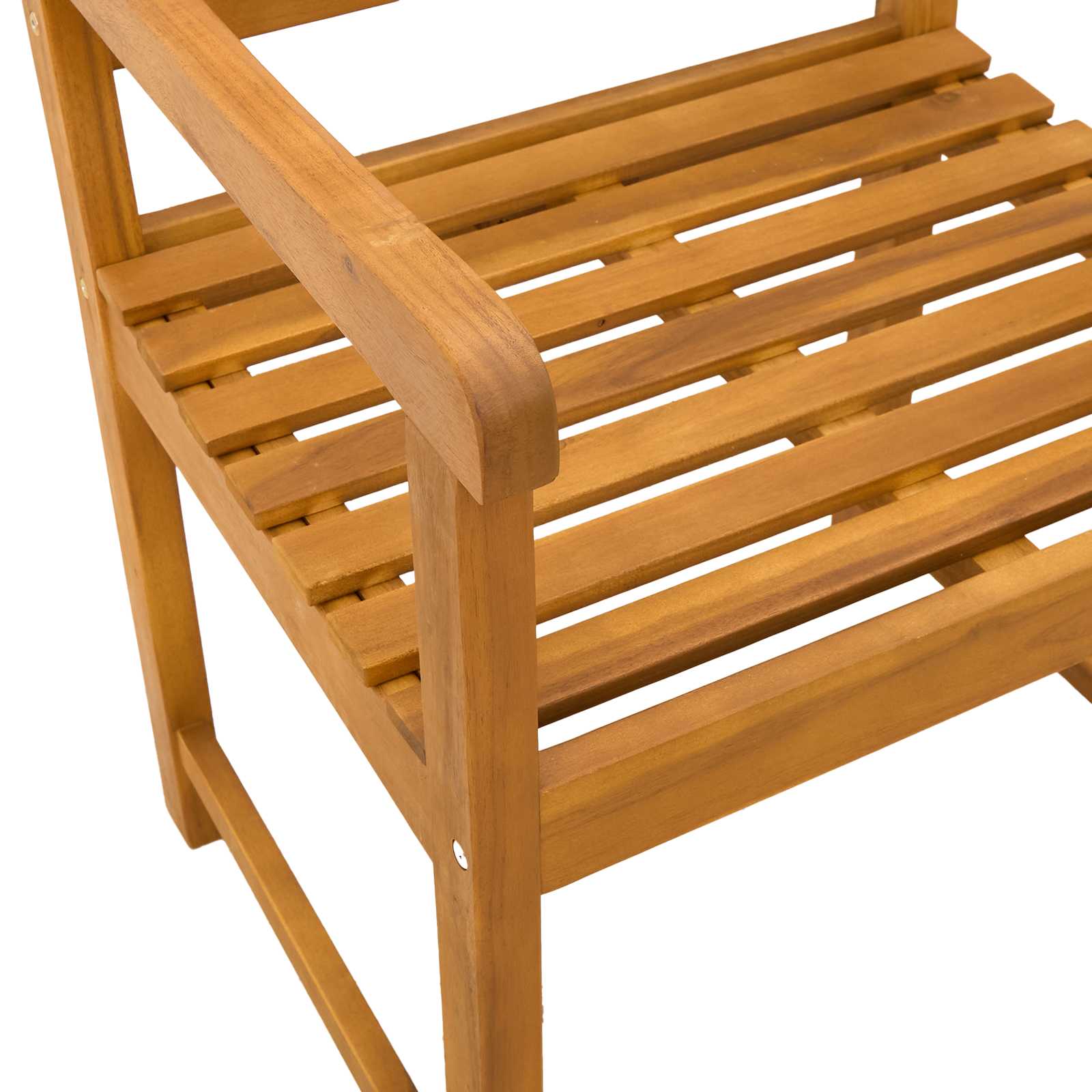 Vanjska klupa 4 pcs Prirodna 56 x 55,5 x 90 cm
