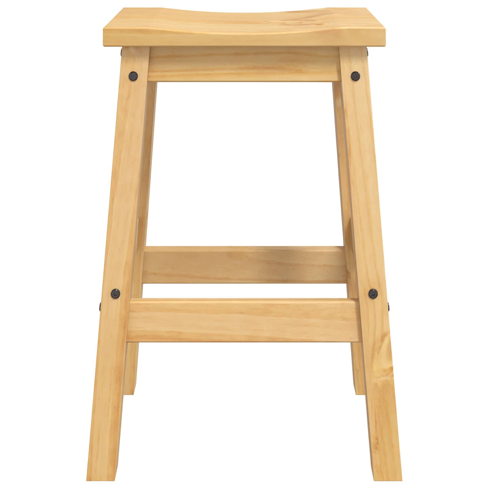 Barski stol 2 pcs Medeni vosak 44 x 30 x 63 cm Čvrsta bor