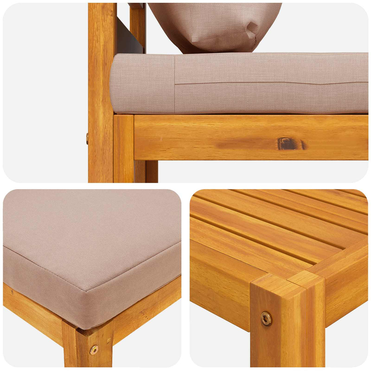 Modularna garnitura sofa s jastucima 3 kom. 2-sjedalo