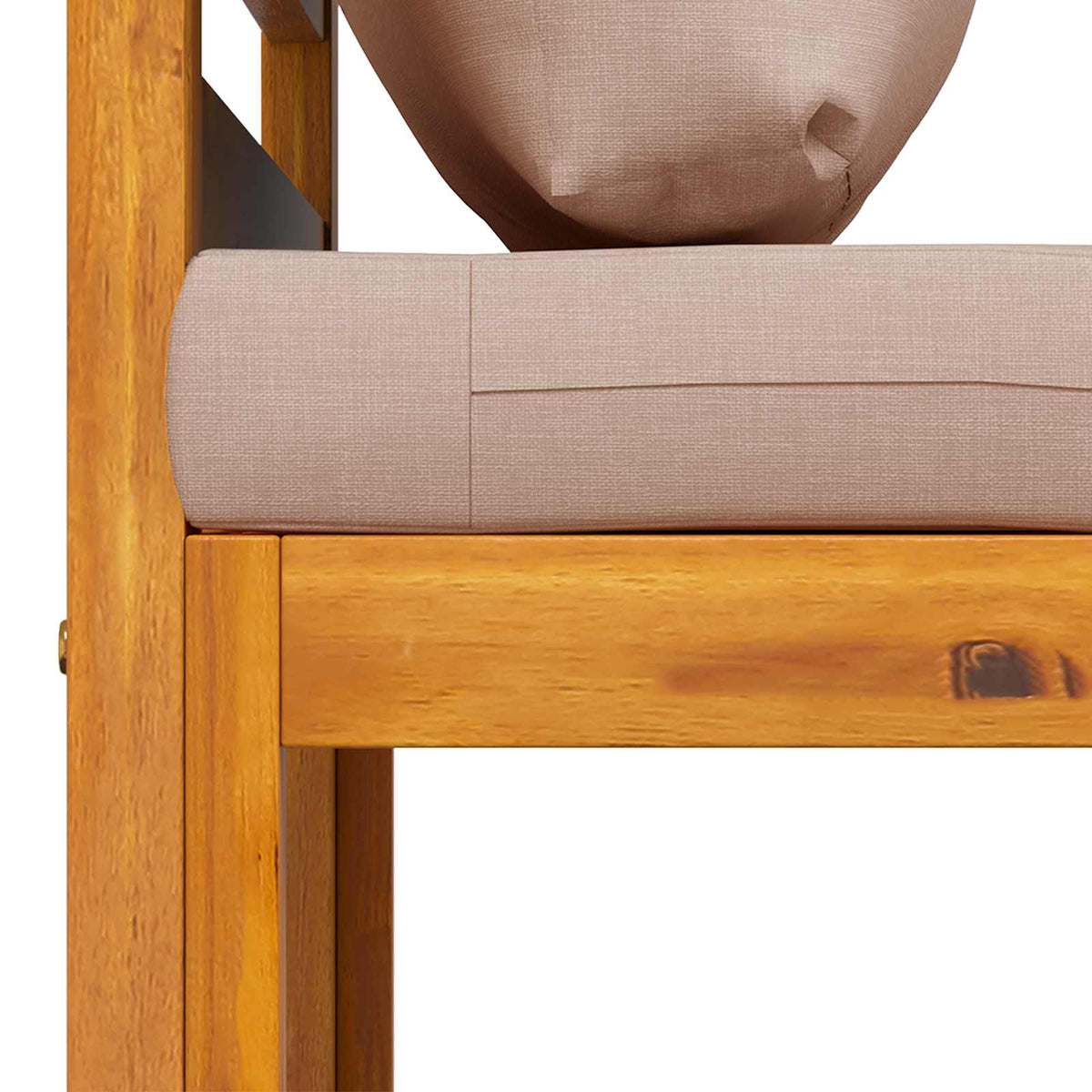 Modularna srednja sofa s jastucima 100 % poliester Solid-Acacia