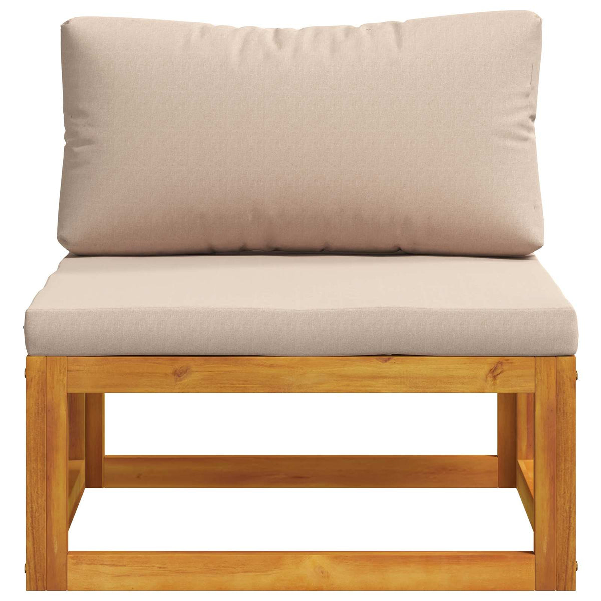 Modularna srednja sofa s jastucima 100 % poliester Solid-Acacia