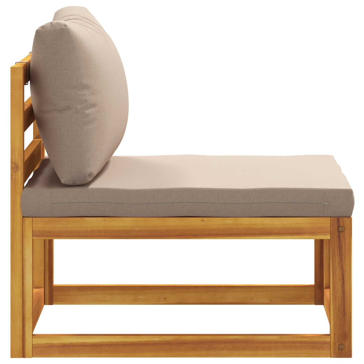 Modularna srednja sofa s jastucima 100 % poliester Solid-Acacia