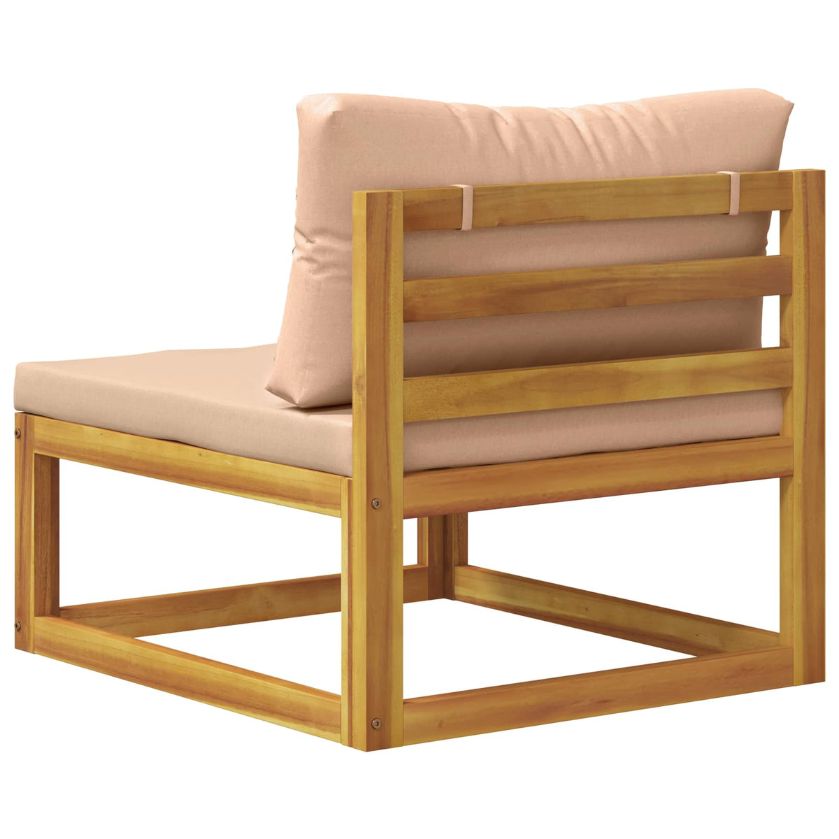 Modularna srednja sofa s jastucima 100 % poliester Solid-Acacia