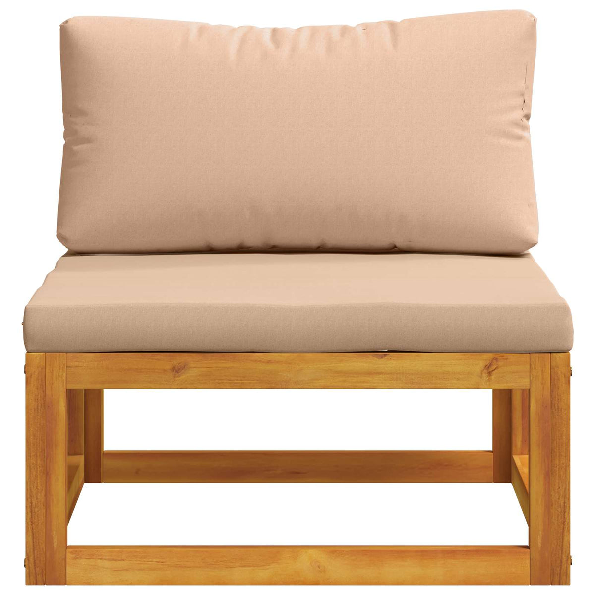 Modularna srednja sofa s jastucima 100 % poliester Solid-Acacia