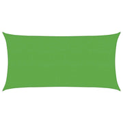 Jedrilica za sunčevu sjenu Svijetlo zelena 2 x 6 m HDPE