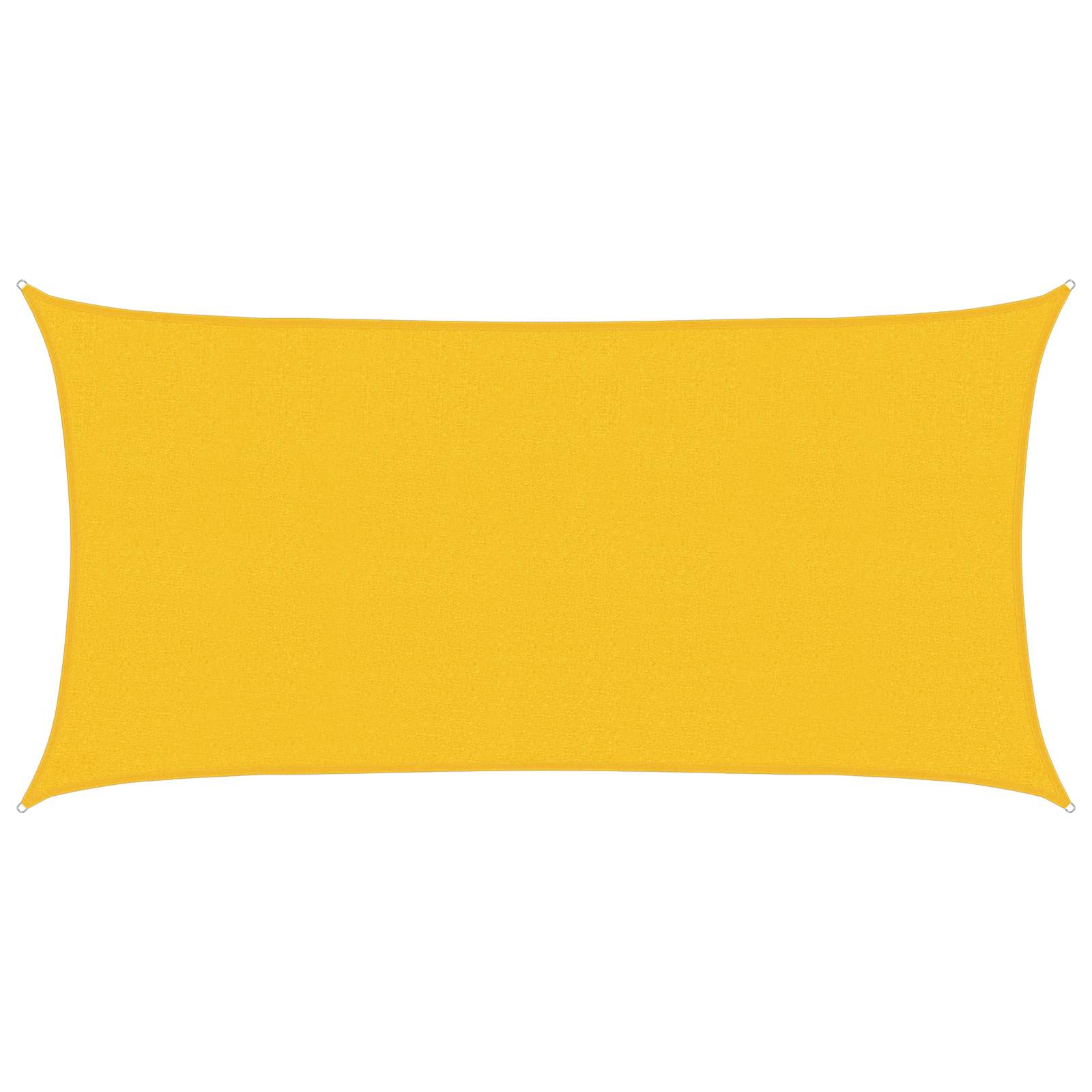Jedrilica za sunčevu sjenu Žuta 2,5 x 6 m HDPE