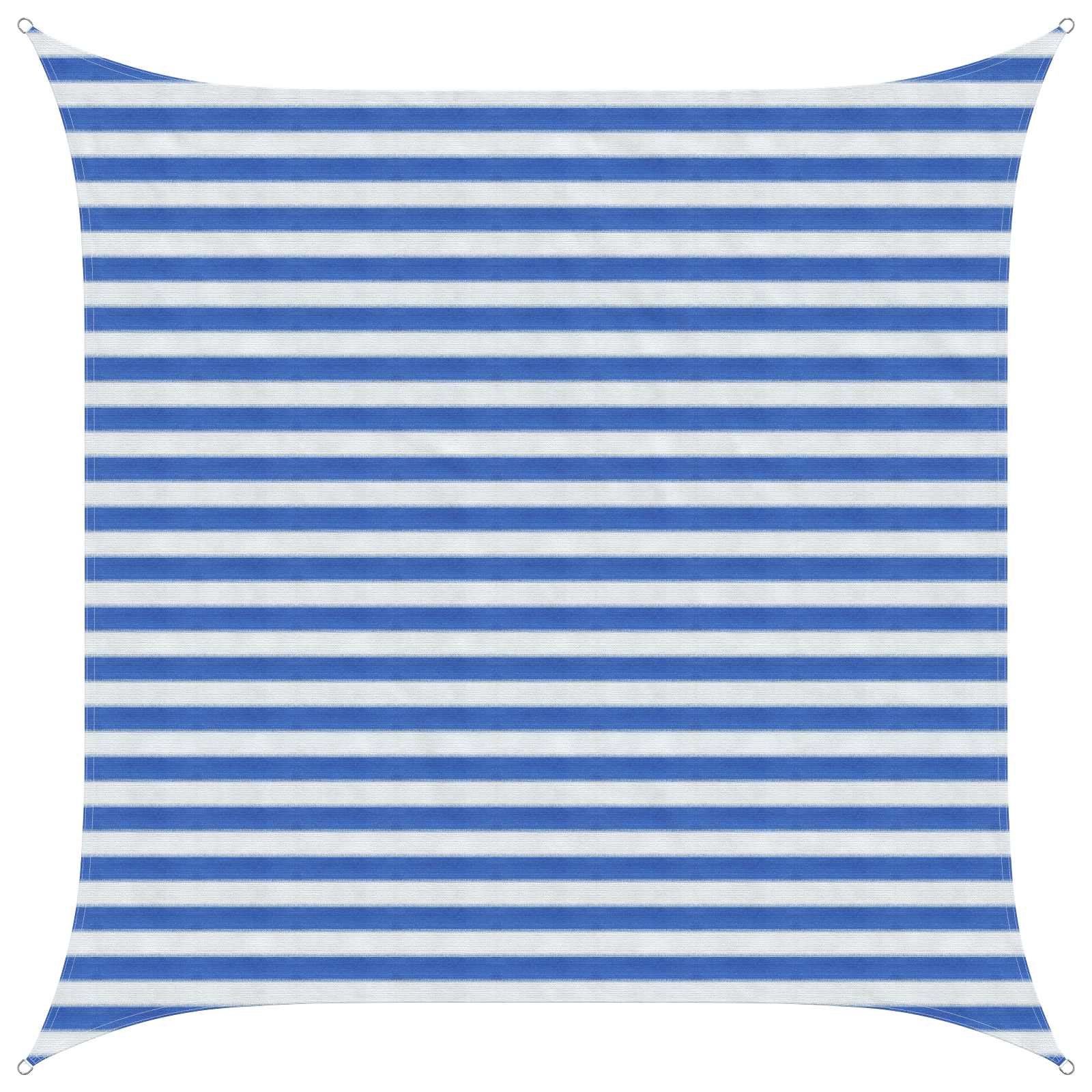 Jedrilica za sunčevu sjenu Plava i bijela 2,5 x 2,5 m HDPE