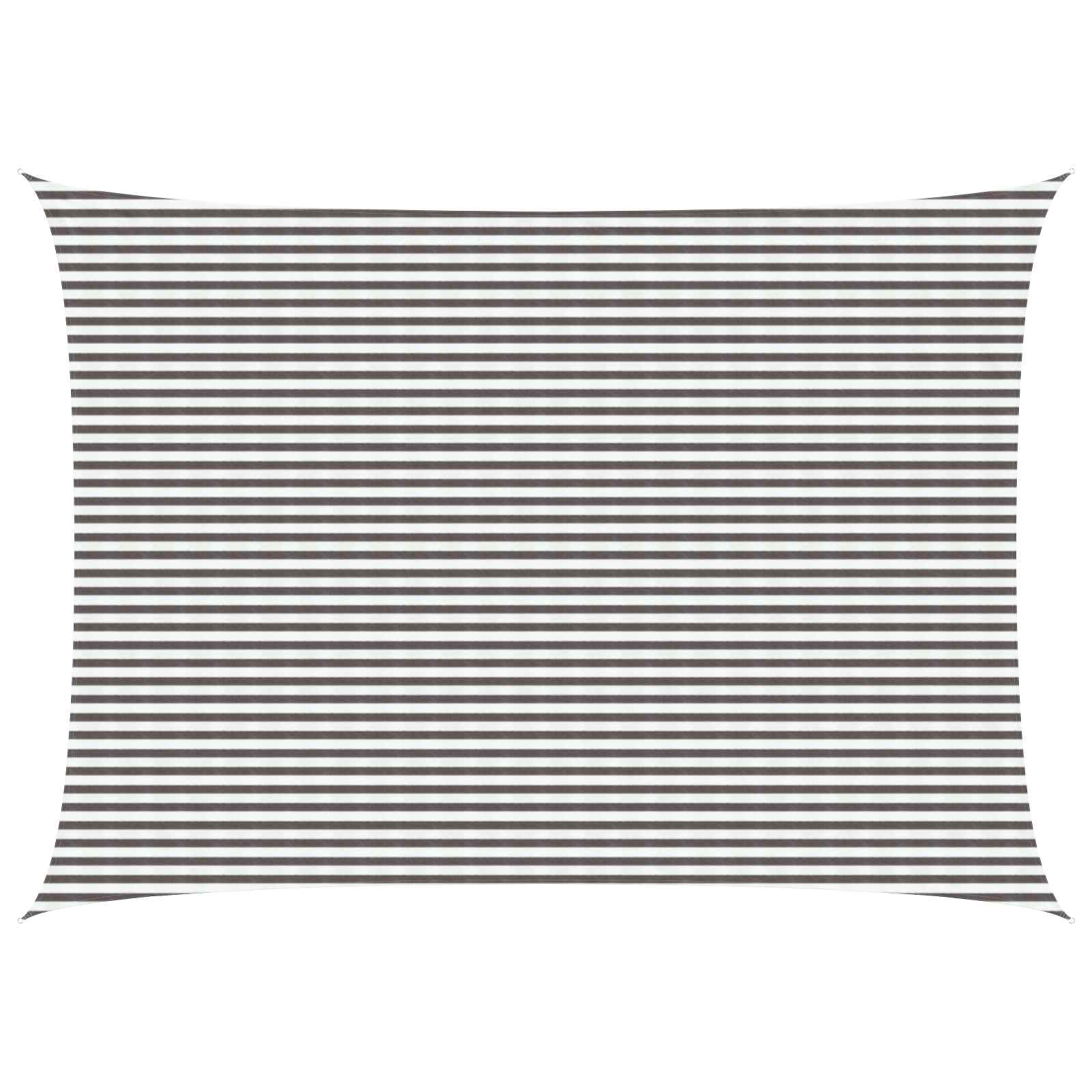 Jedrilica za sunčevu sjenu Svijetlo siva i bijela. 5 x 8 m HDPE