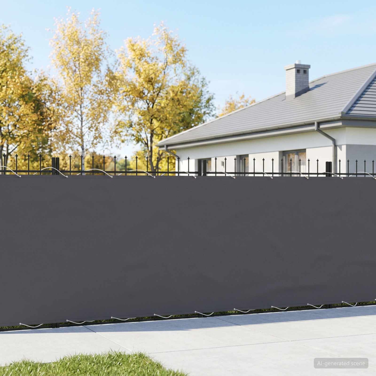 Zaslon za privatnost na balkonu 180 x 600 cm