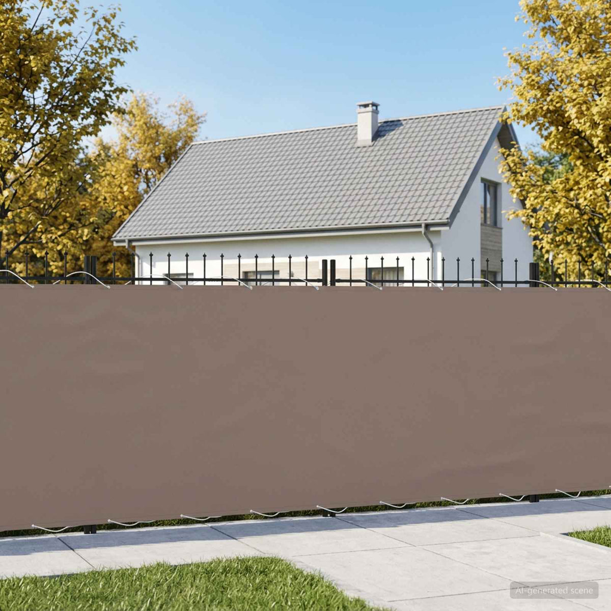 Zaslon za privatnost na balkonu 150 x 200 cm Polyester